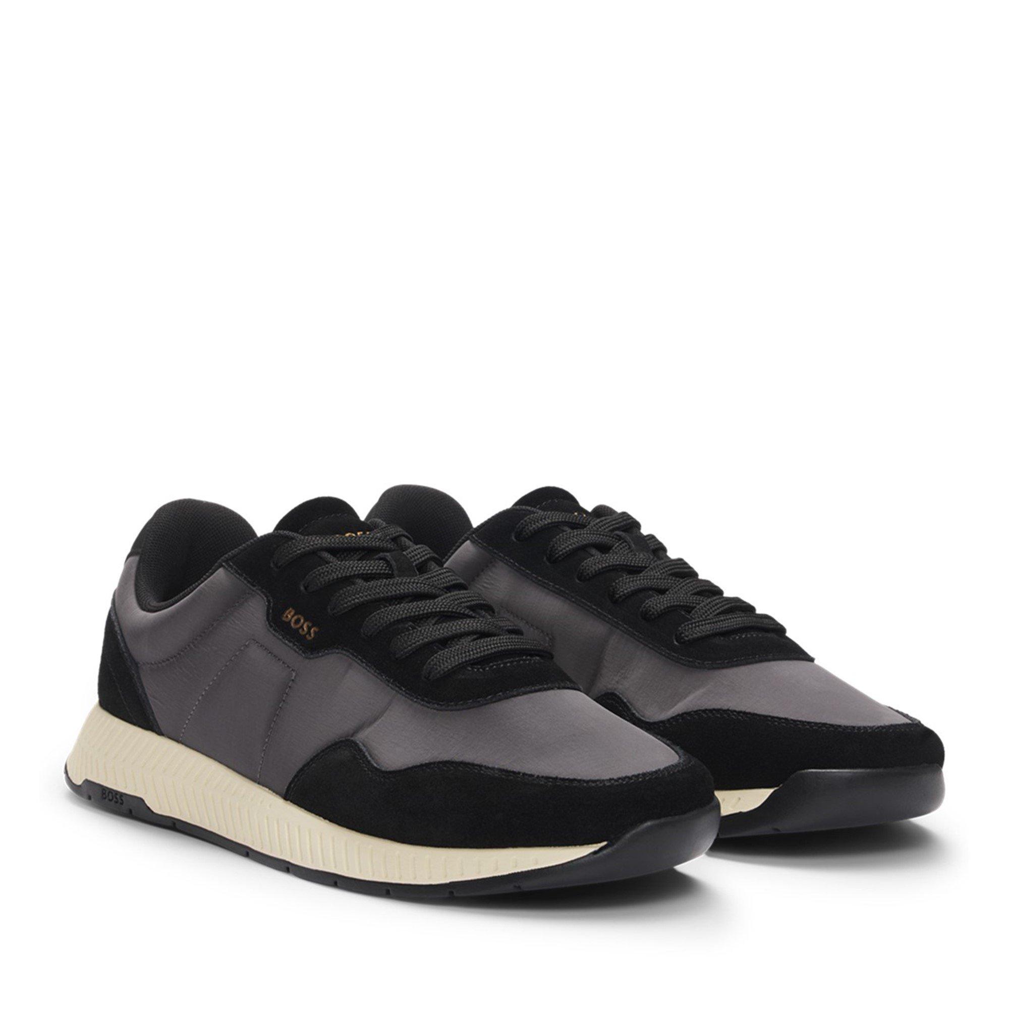 Charcoal 010 - Boss - Men's Titanium Run Trainers - 3