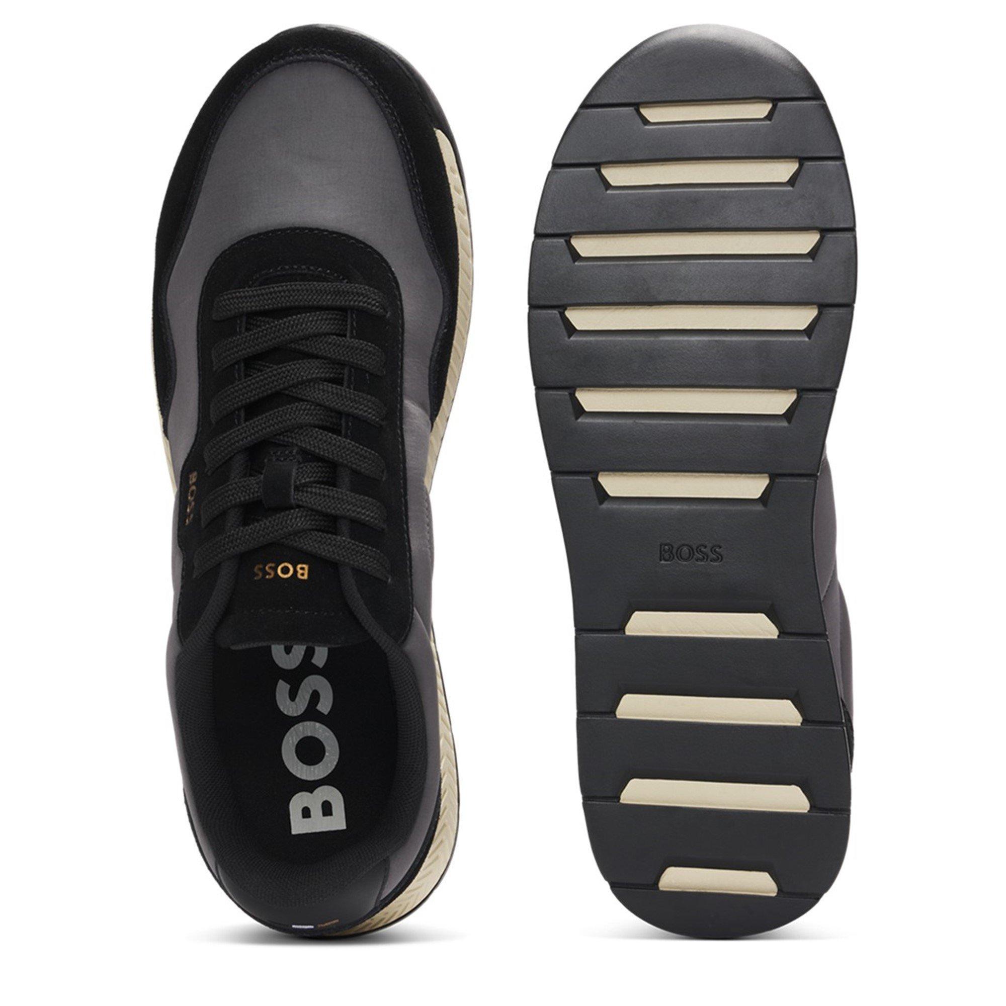 Charcoal 010 - Boss - Men's Titanium Run Trainers - 5