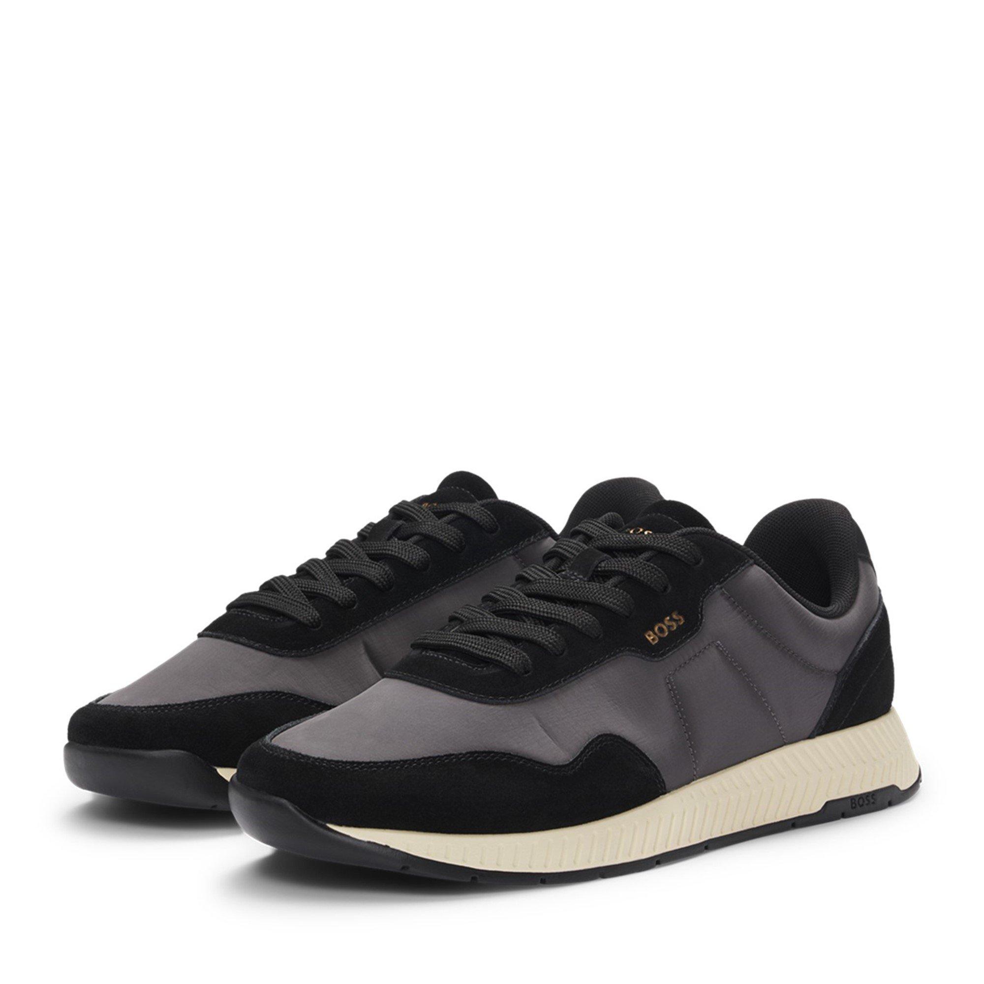 Charcoal 010 - Boss - Men's Titanium Run Trainers - 6