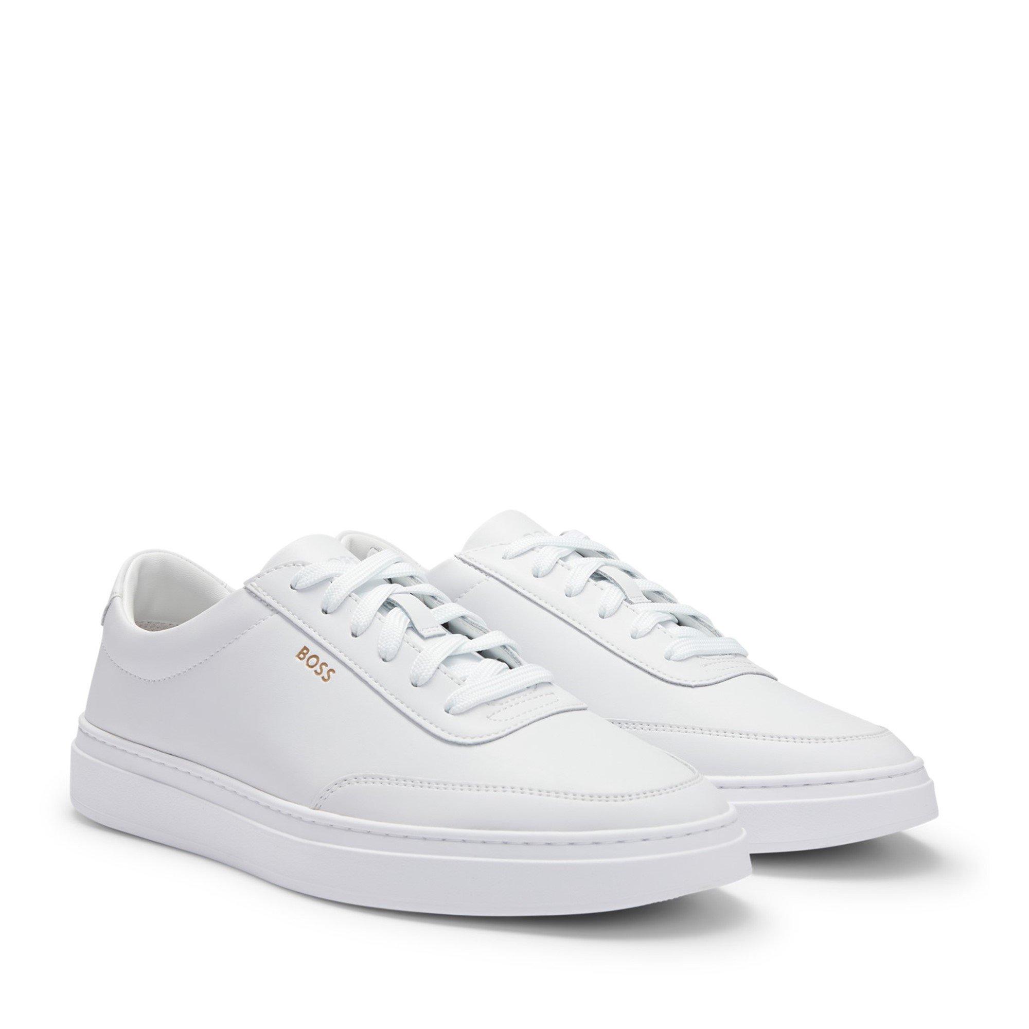 White 100 - Boss - Men's Kieran Tenn Al Low Trainers - 3