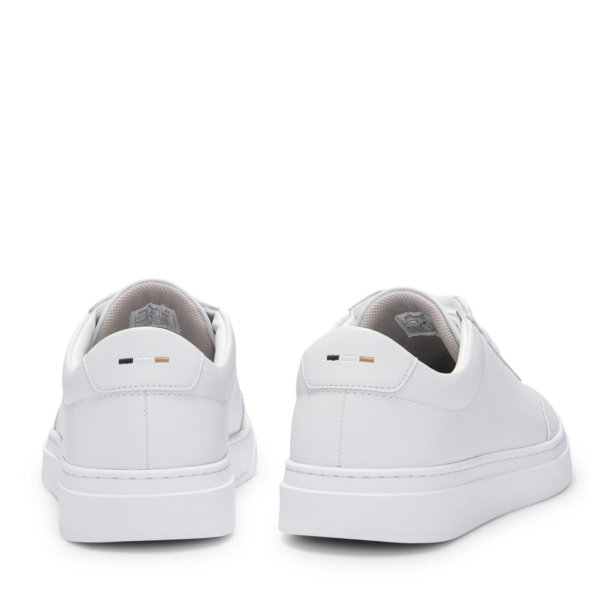 White 100 - Boss - Men's Kieran Tenn Al Low Trainers - 4