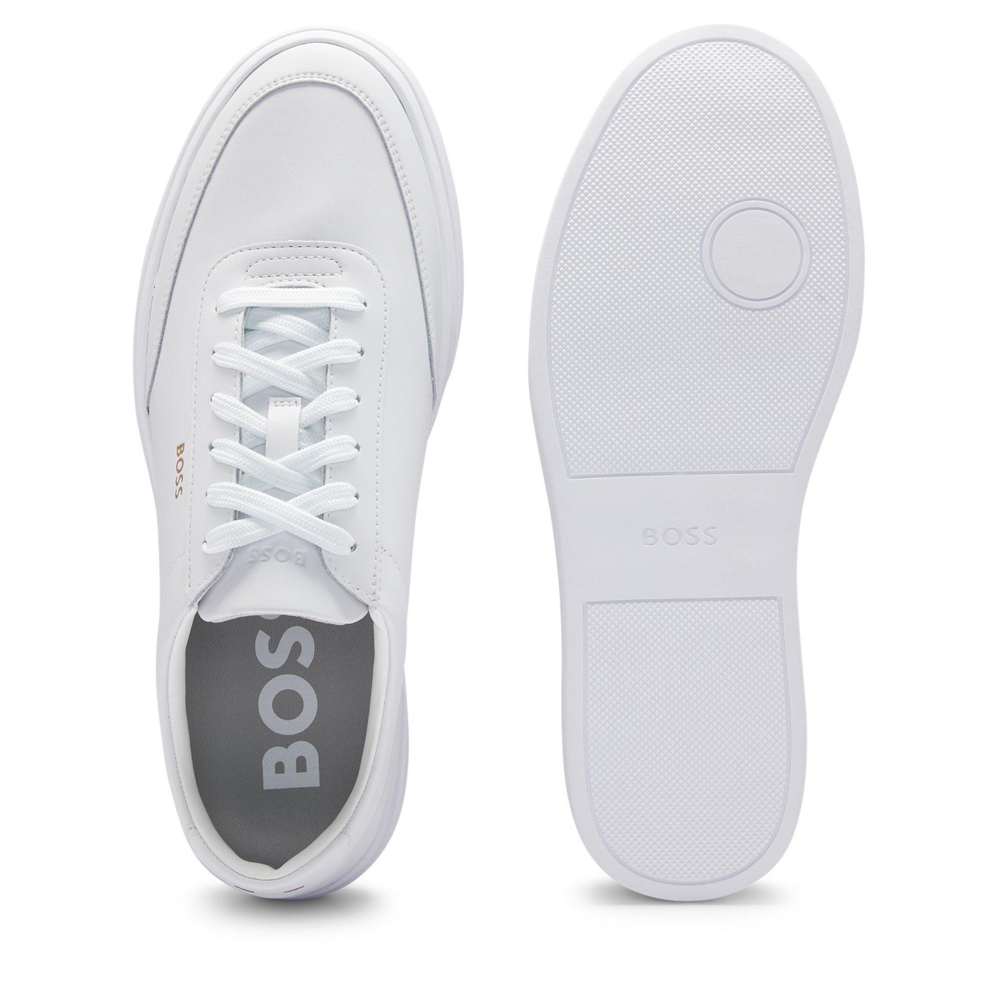 White 100 - Boss - Men's Kieran Tenn Al Low Trainers - 5