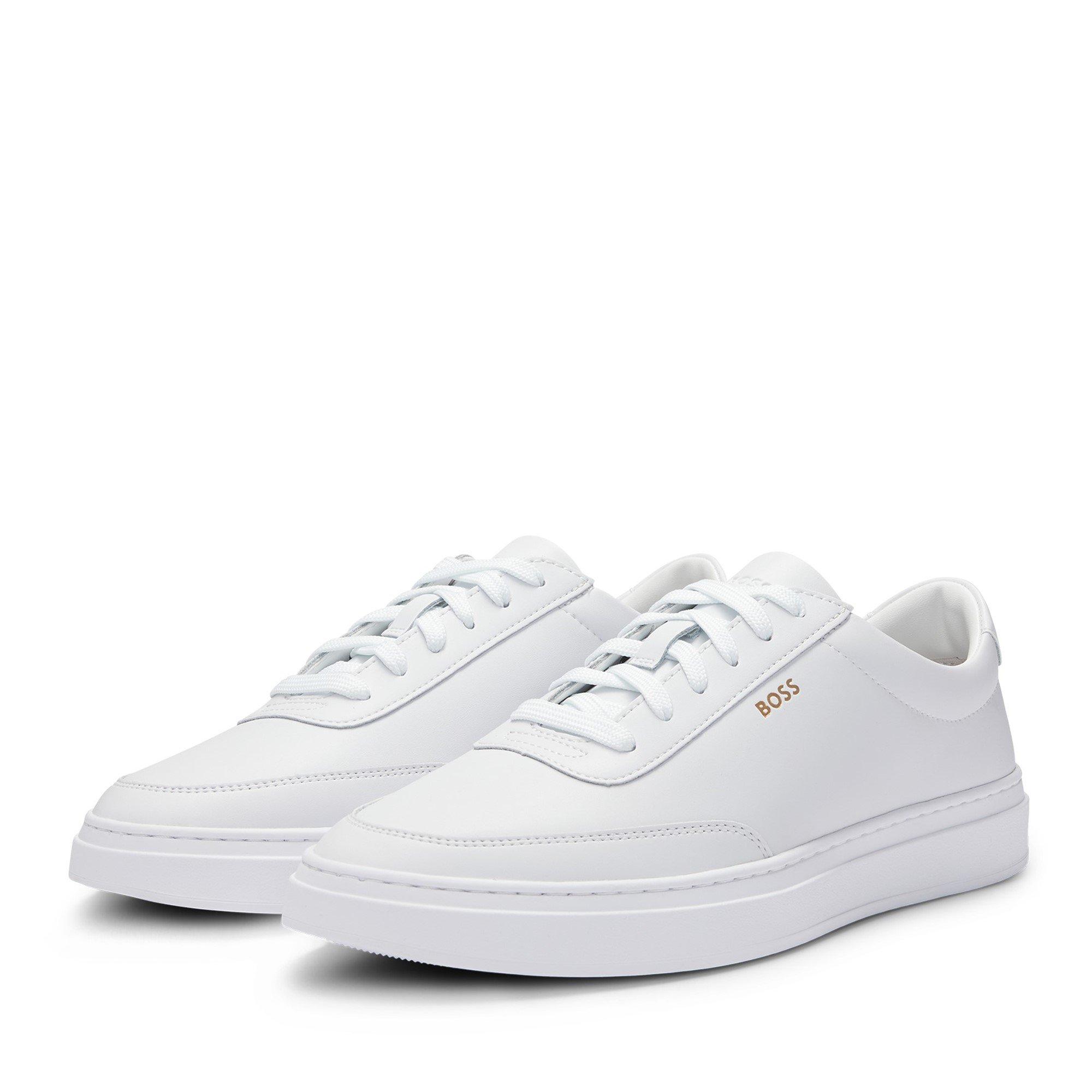 White 100 - Boss - Men's Kieran Tenn Al Low Trainers - 6