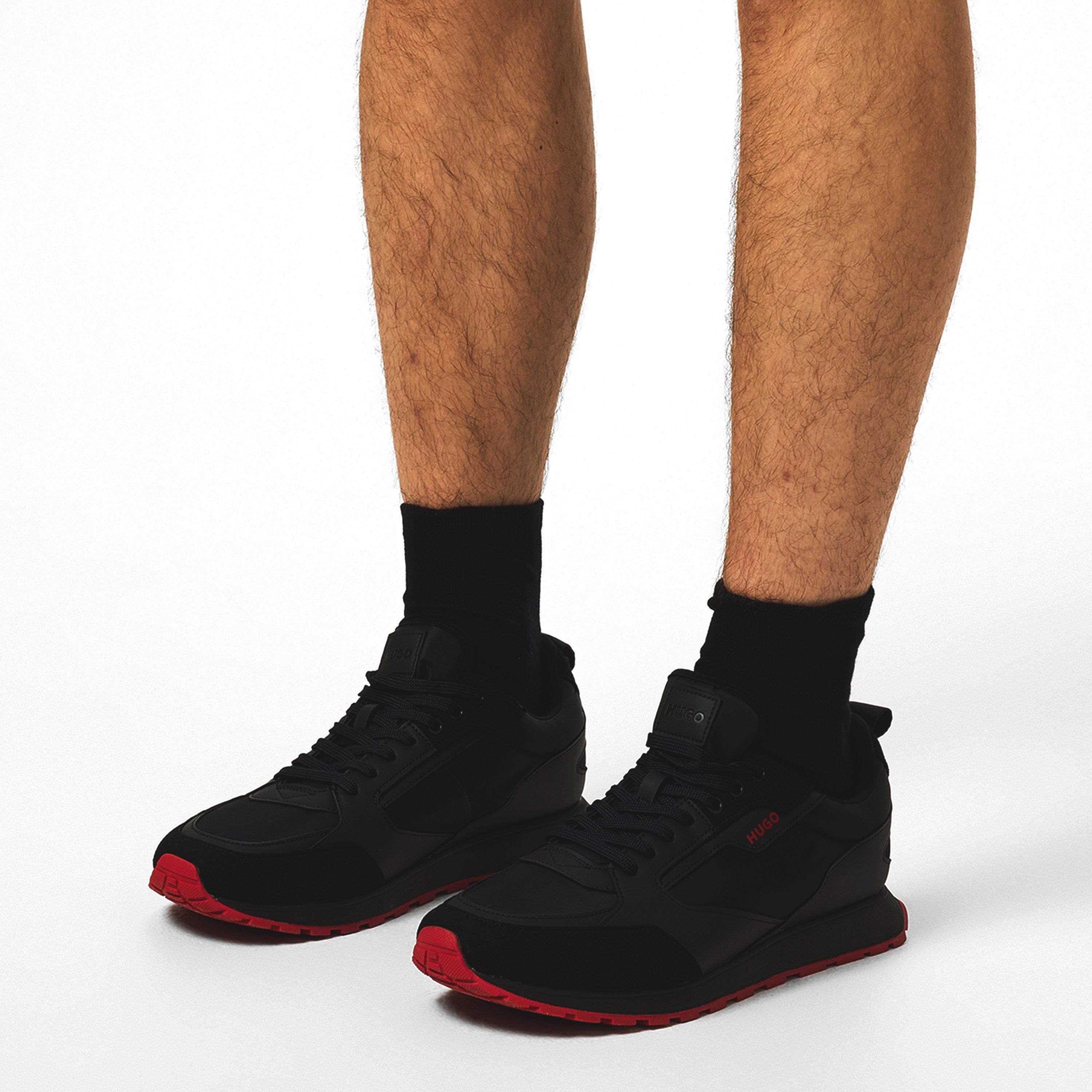 Black/Red 001 - Hugo - Men's Icelin Runners - 3