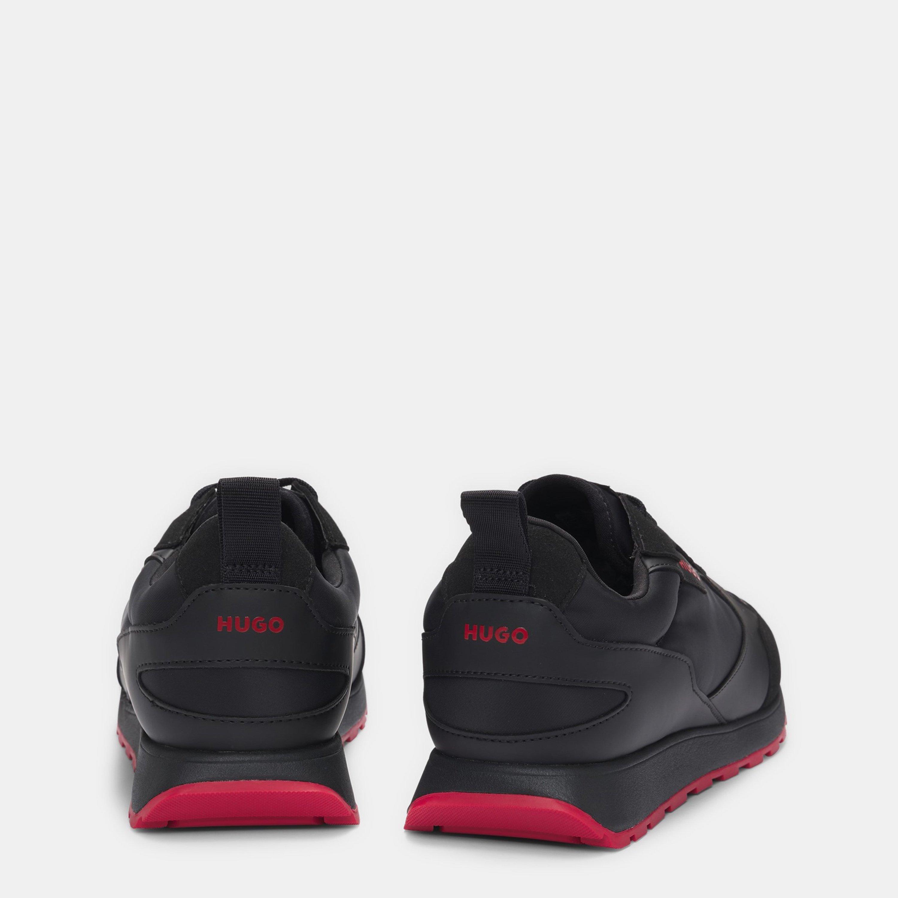 Black/Red 001 - Hugo - Men's Icelin Runners - 5