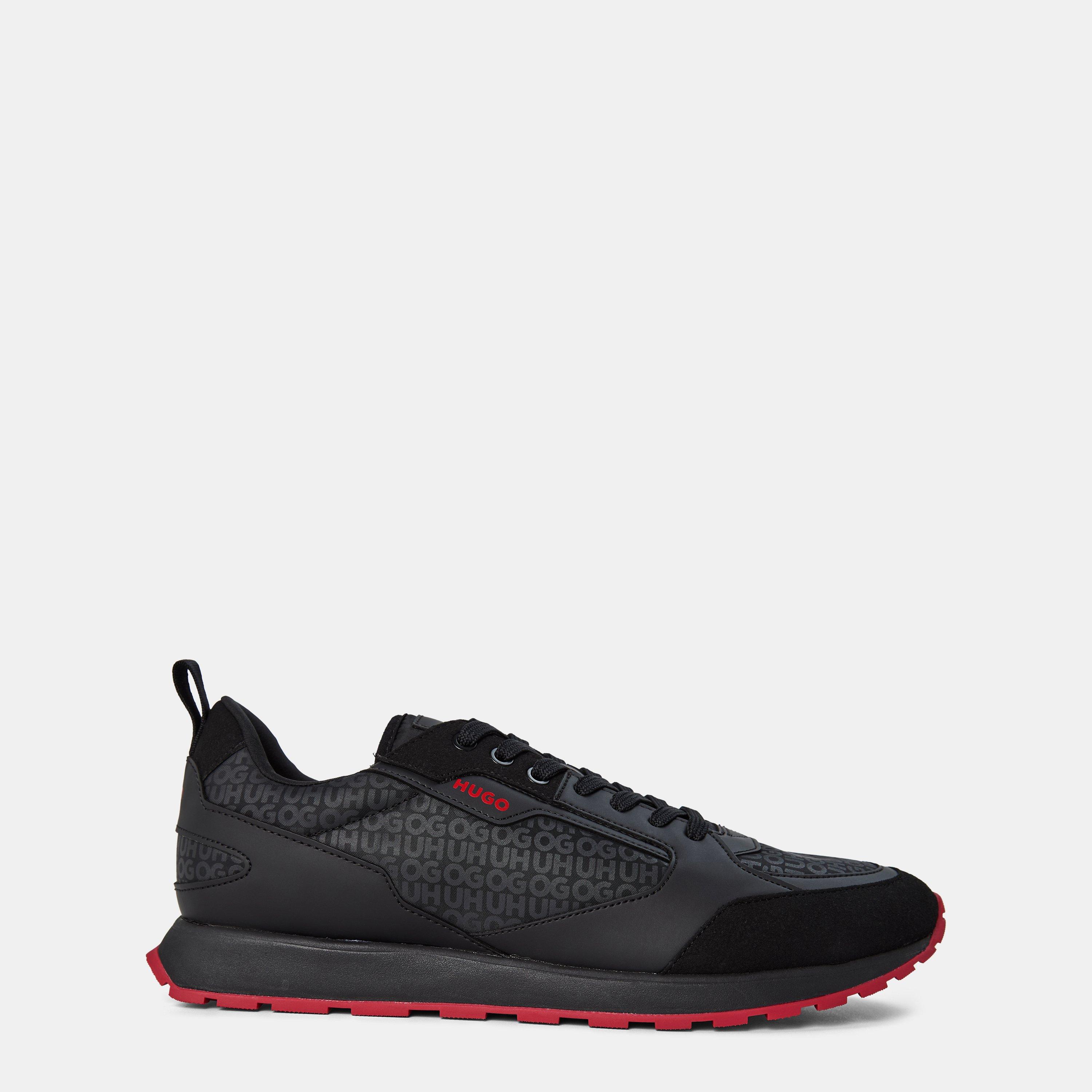 Hugo Men's Icelin Runners - Black Mono 006 - 10 (44)