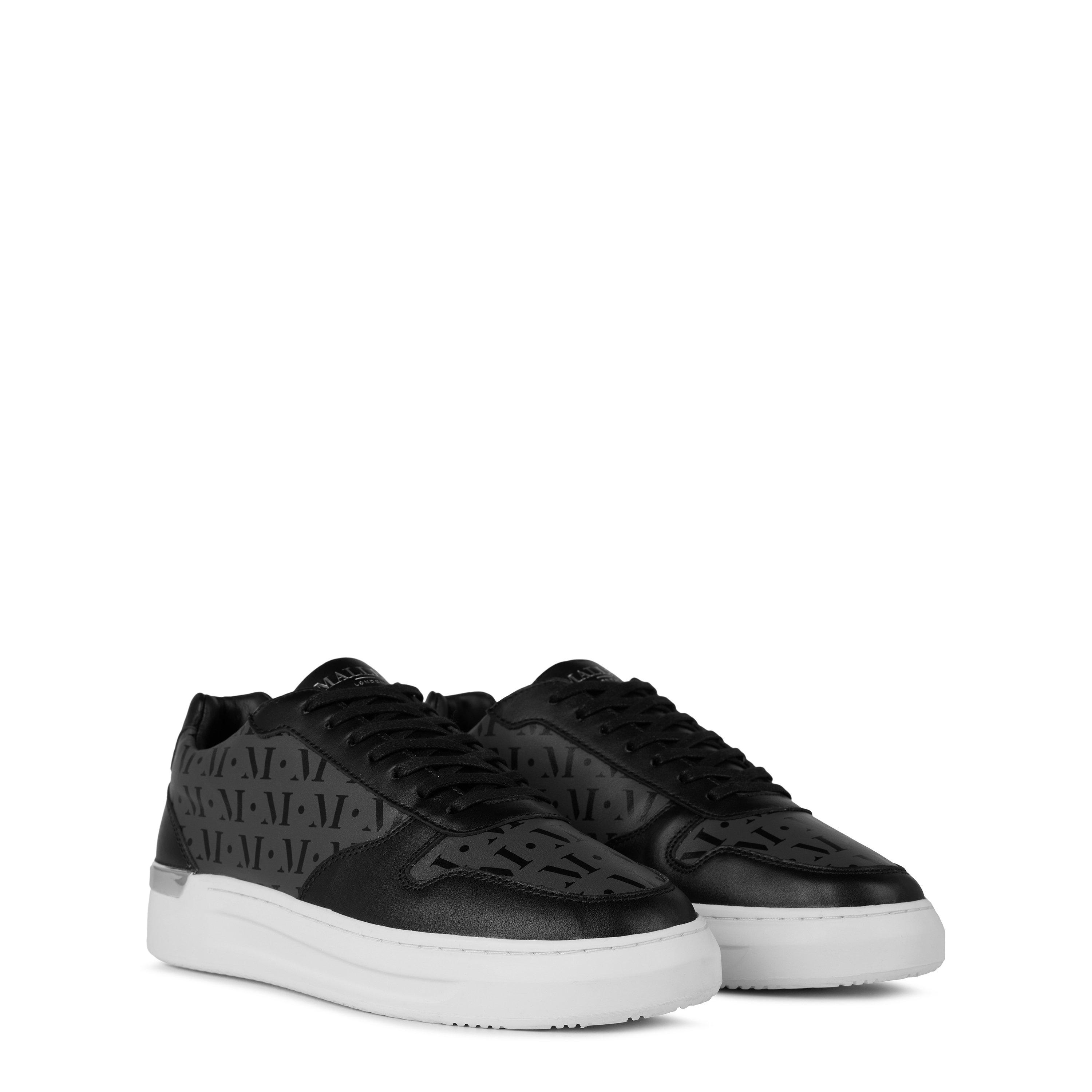 Blk/Grey - Mallet - Monogram Hoxton 1 Trainers - 4