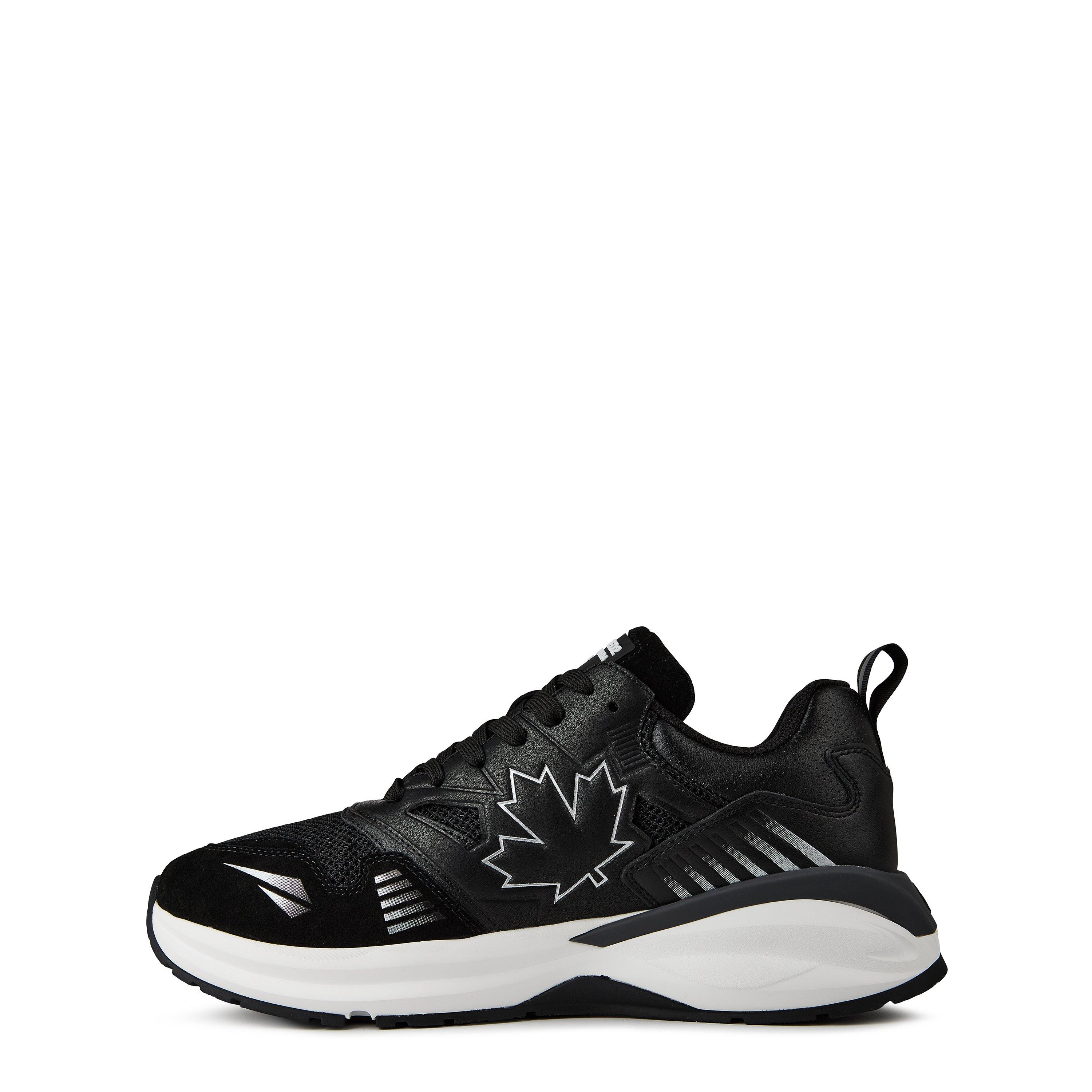 Black/White - DSquared2 - Dash Runner Trainers - 3