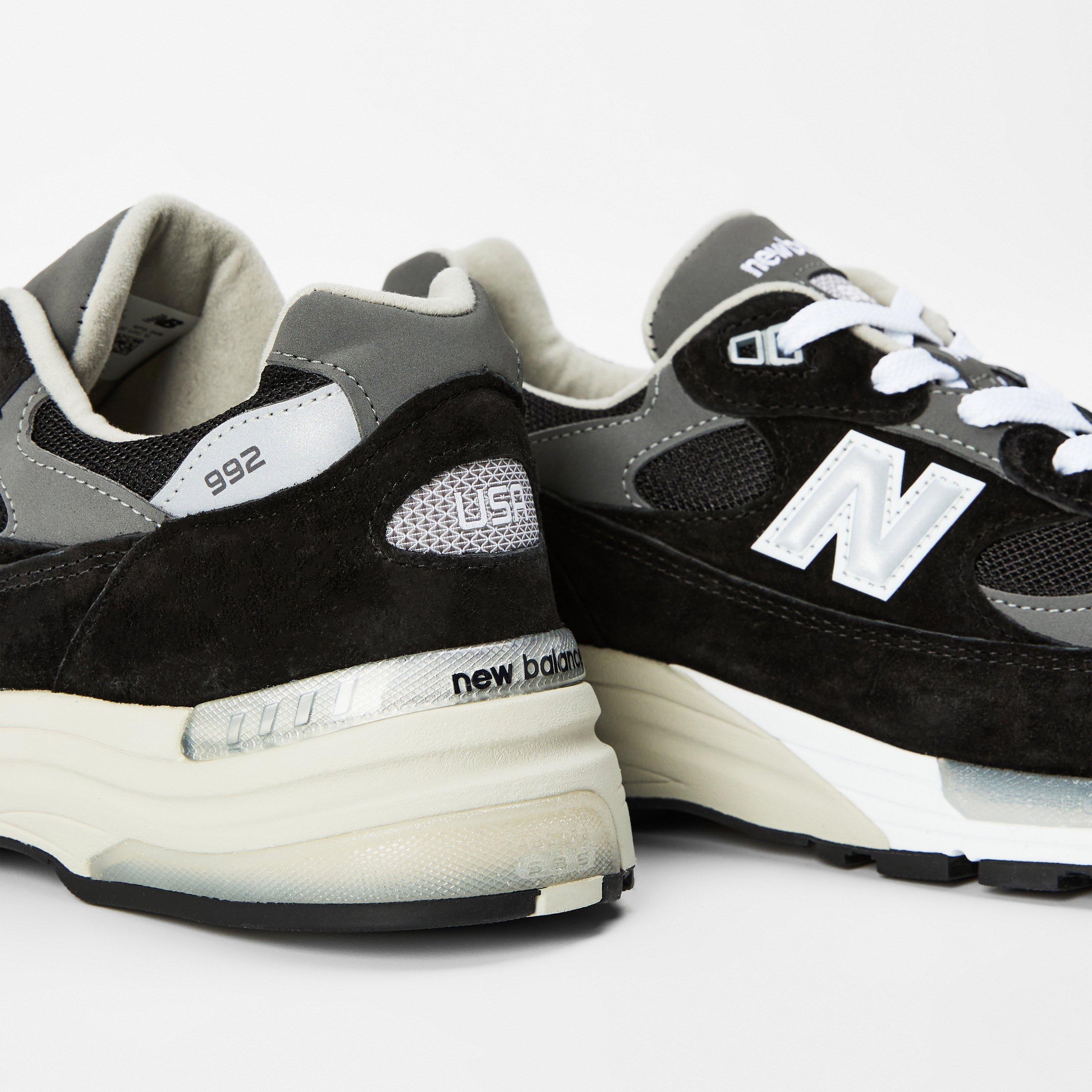 Blk Grey Beige - New Balance - NB 992 Mens - 3