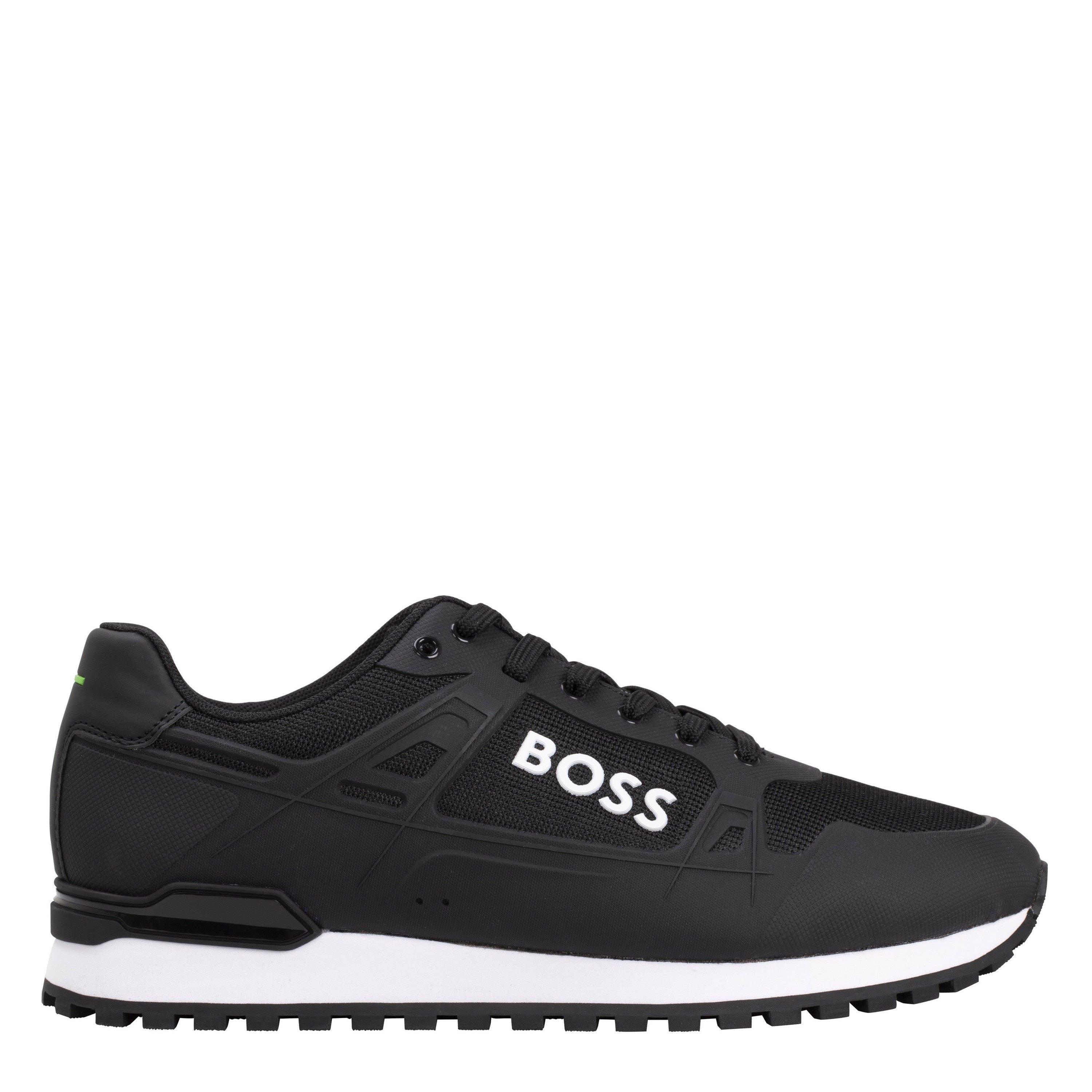 Black/White 001 - Boss - Men's Parkour Runners, Modern Athletic Design - 1
