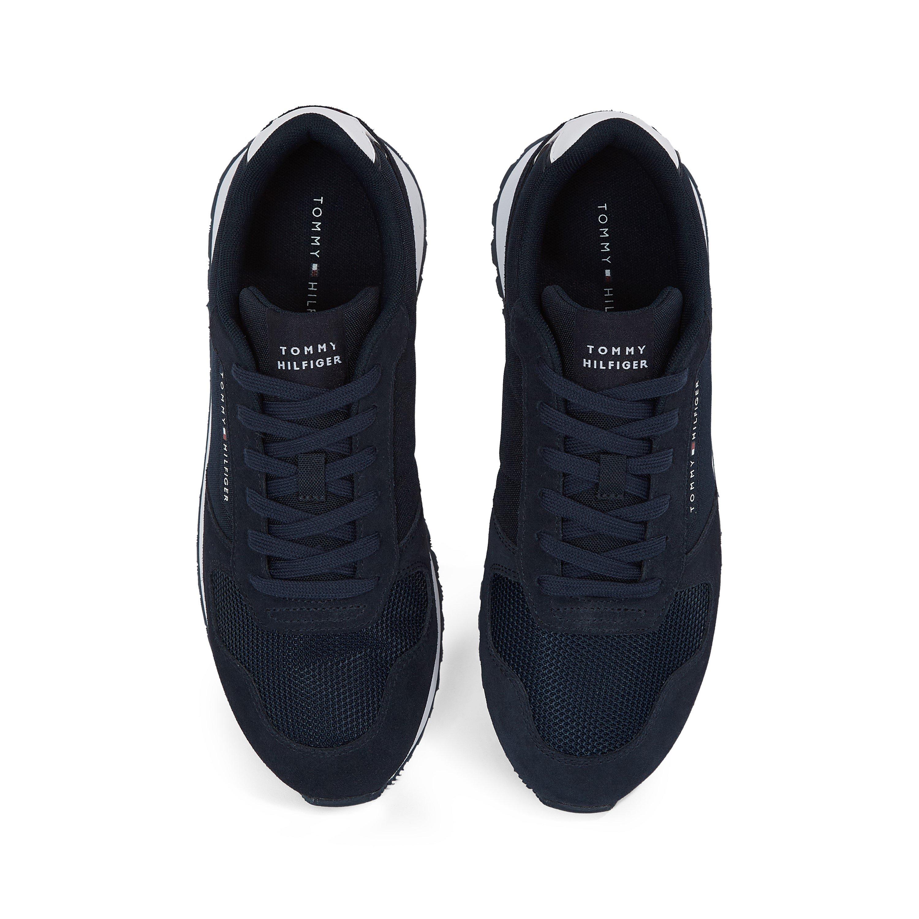 Navy/White - Tommy Hilfiger - Men's EVA Mix Flag Runners - 4