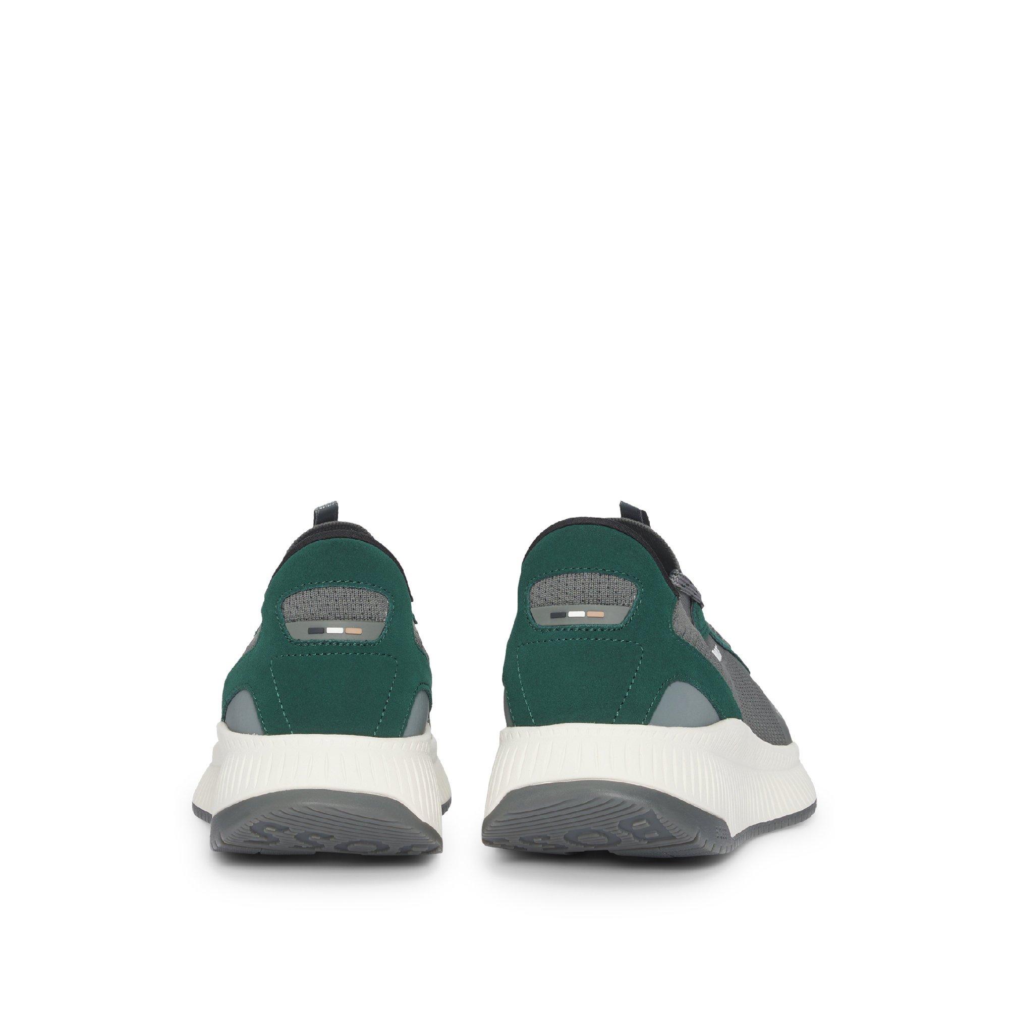 Open Green - Boss - Men's TTNM EVO Trainers with Signature Detailing - 3