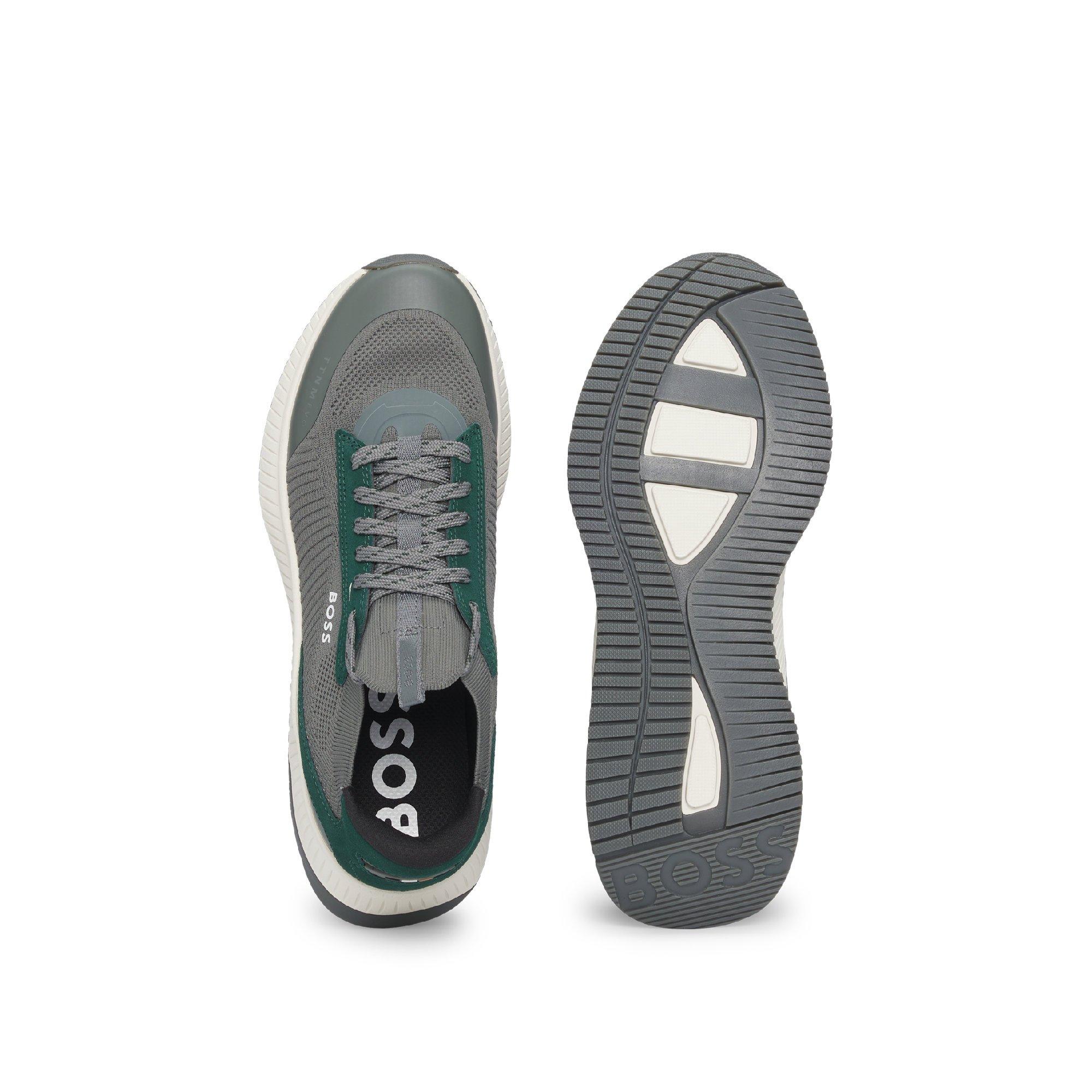 Open Green - Boss - Men's TTNM EVO Trainers with Signature Detailing - 4