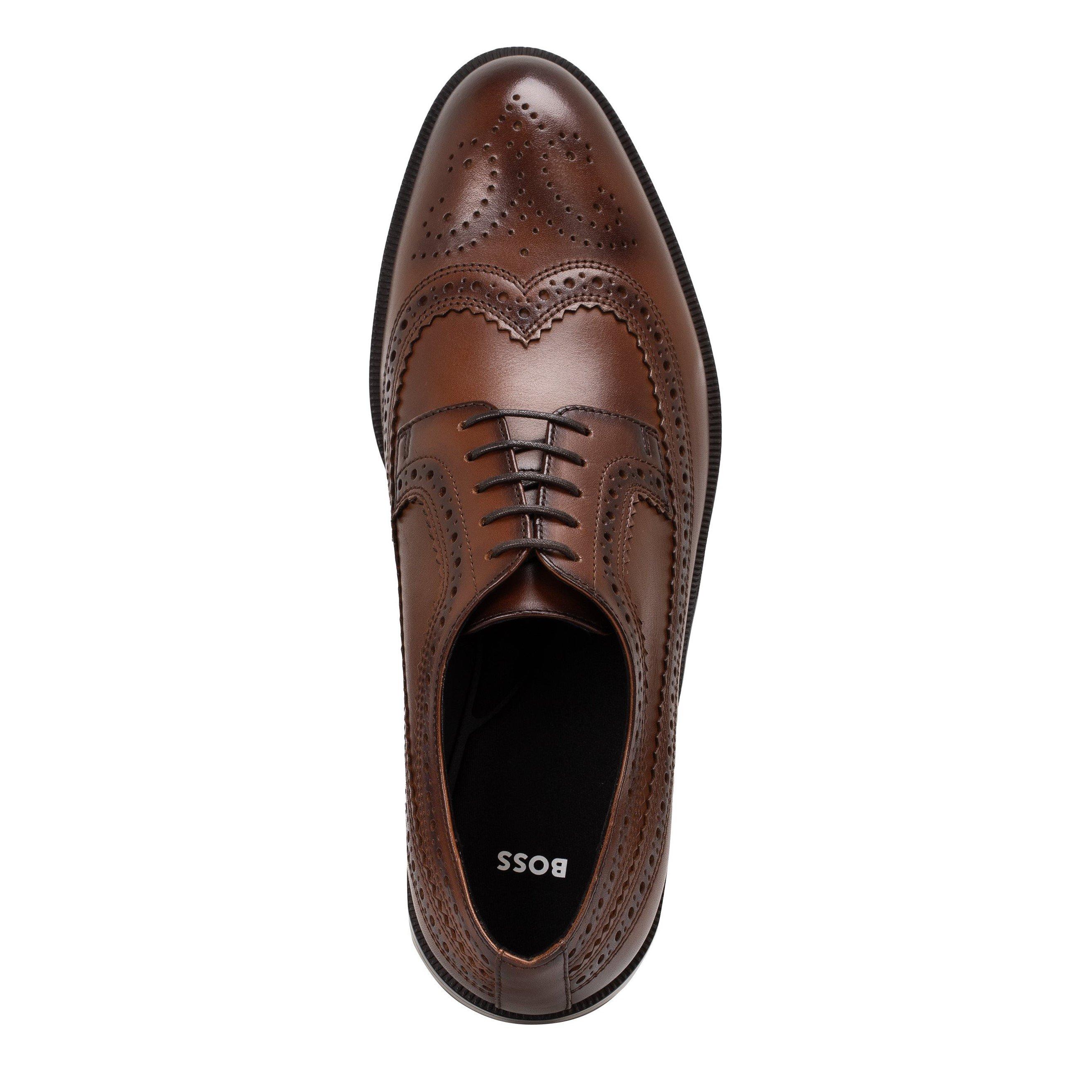 Dark Brown 210 - Boss - Men's Tail Brogue Design - 3
