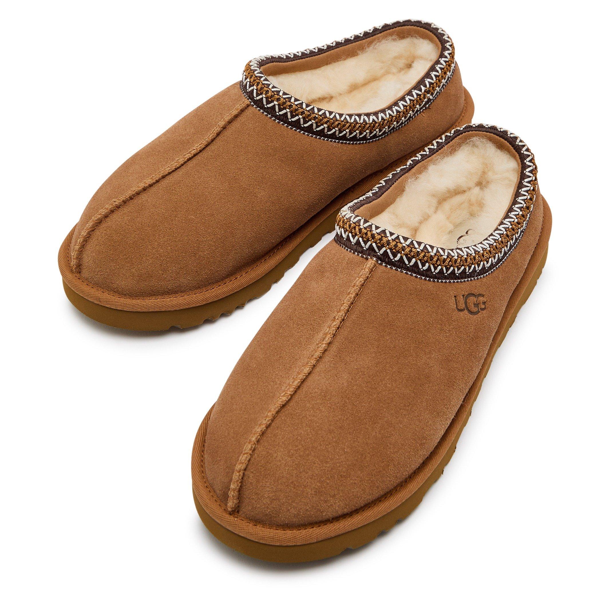 TAN - Ugg - Men's Tasman II Suede Mule Slippers - 3