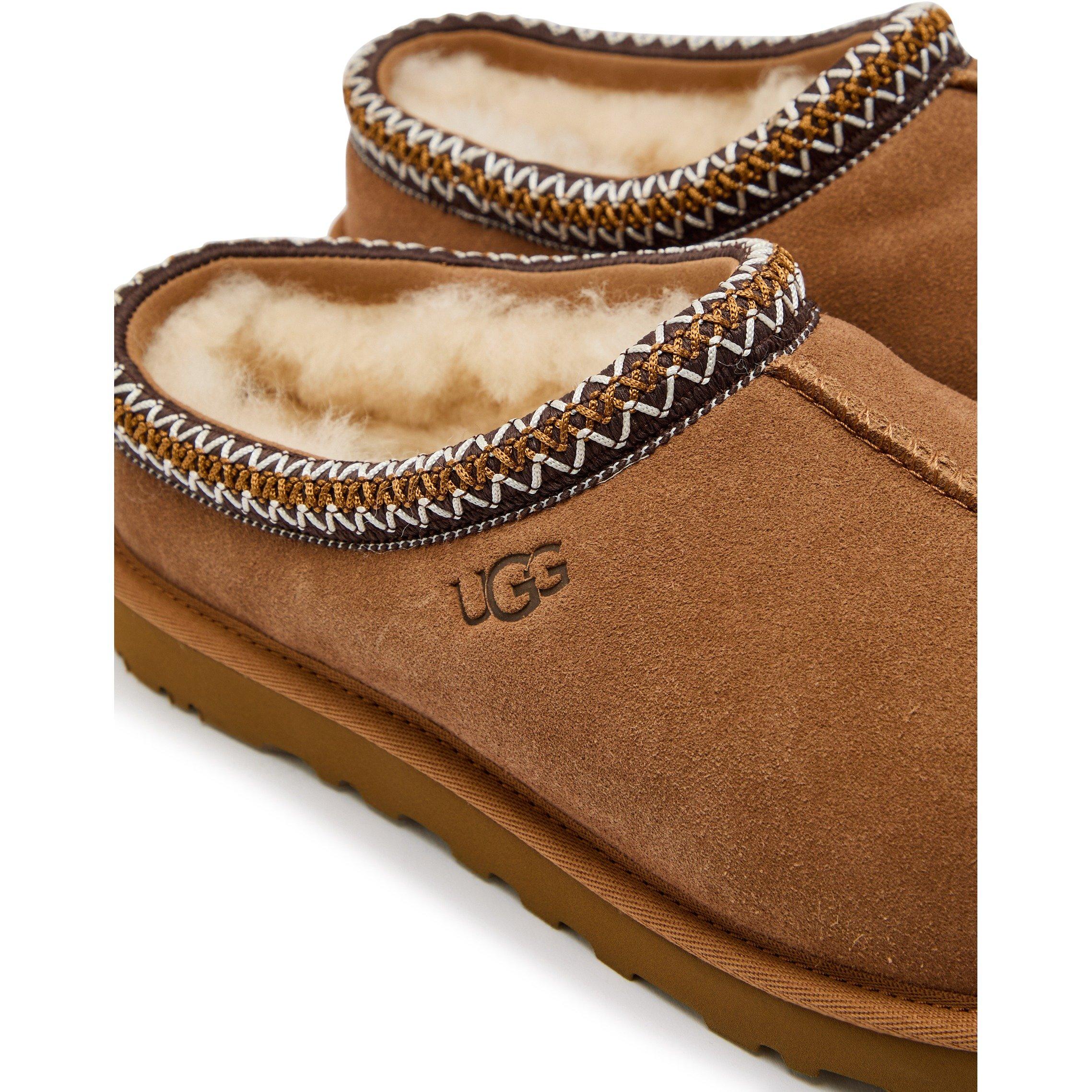 TAN - Ugg - Men's Tasman II Suede Mule Slippers - 4