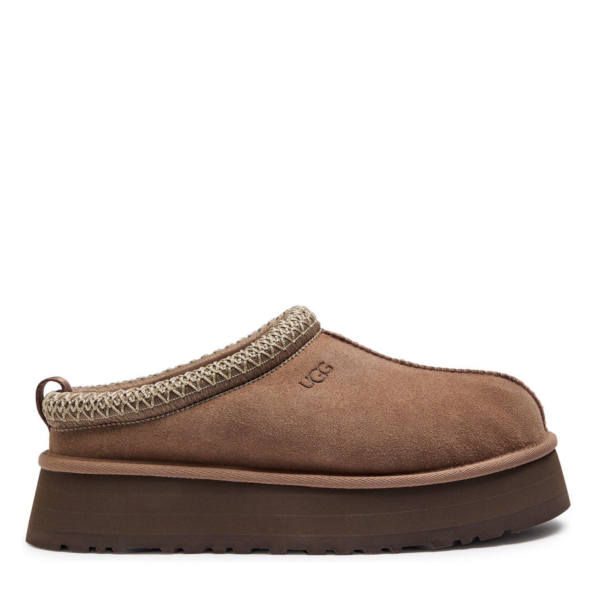 BROWN - Ugg - TAZZ PLATFORM SHEARLING MULE