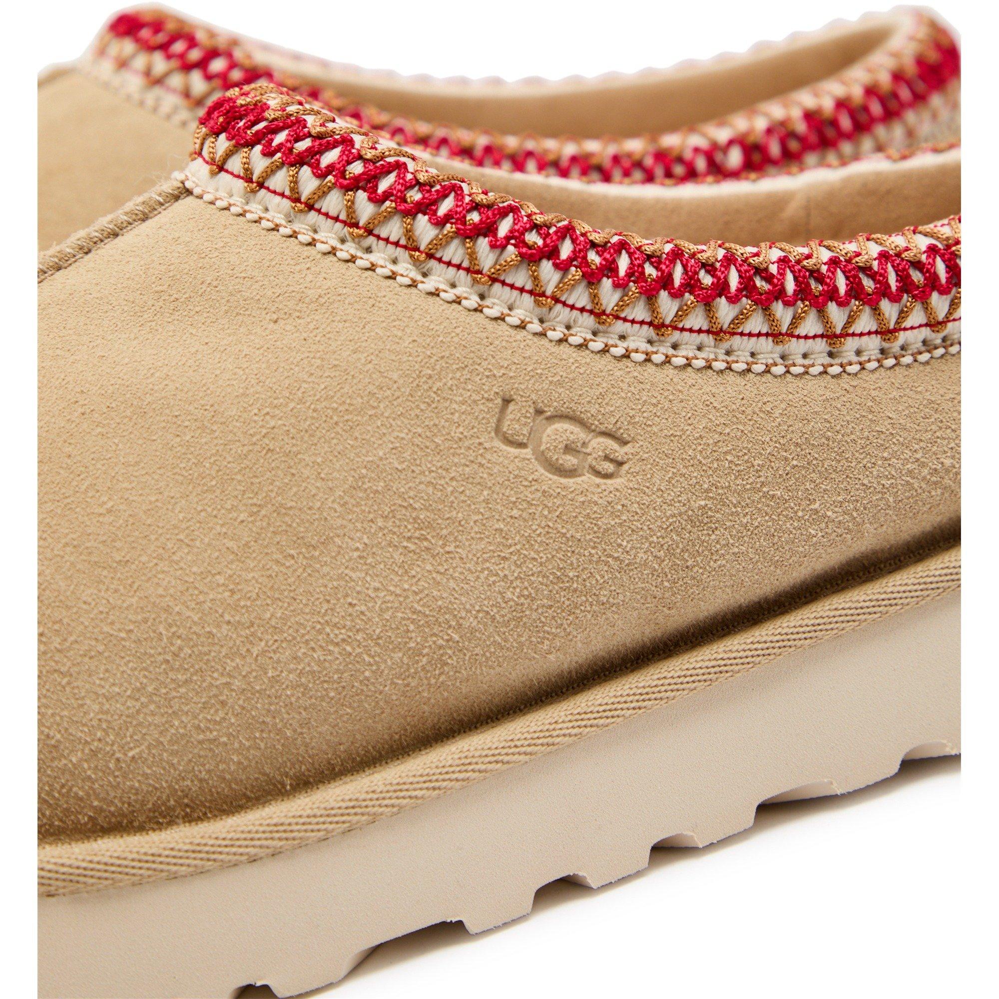 BEIGE - Ugg - Women's Tasman II Suede Mule Slippers - 4