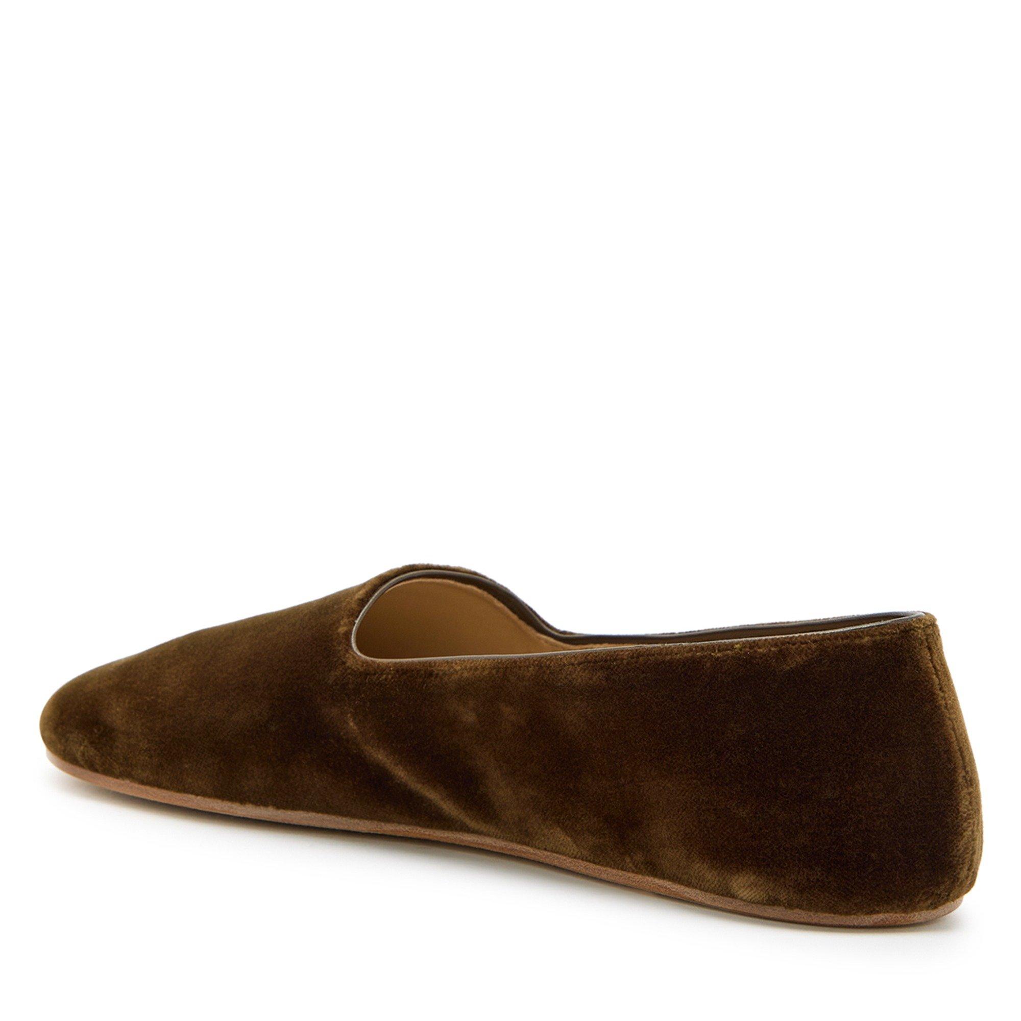 BROWN - The Row - Women's Ponti Ballerina Slippers - 2