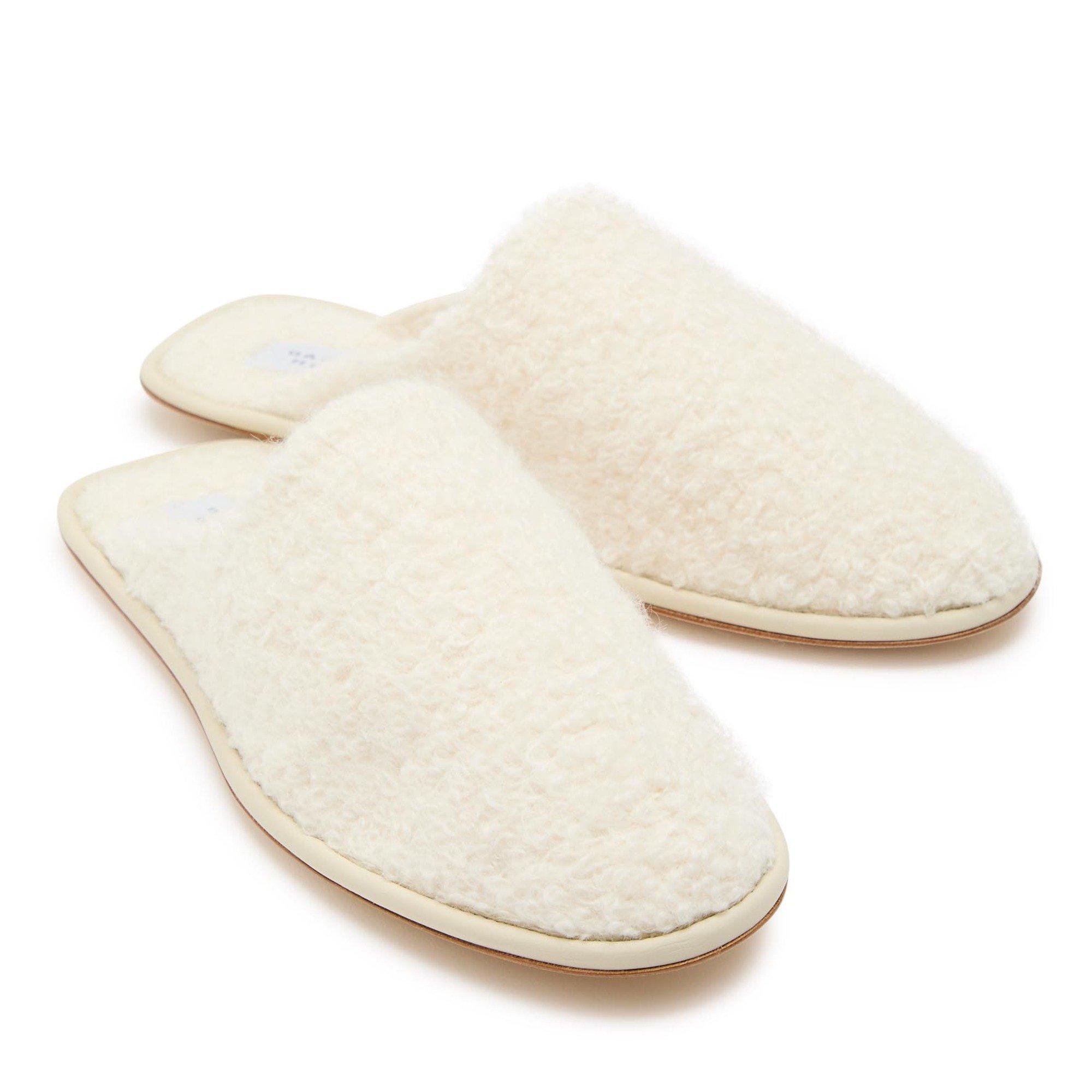 WHITE - Gabriela Hearst - Women's Bristol Wool Ballerina Slippers - 3
