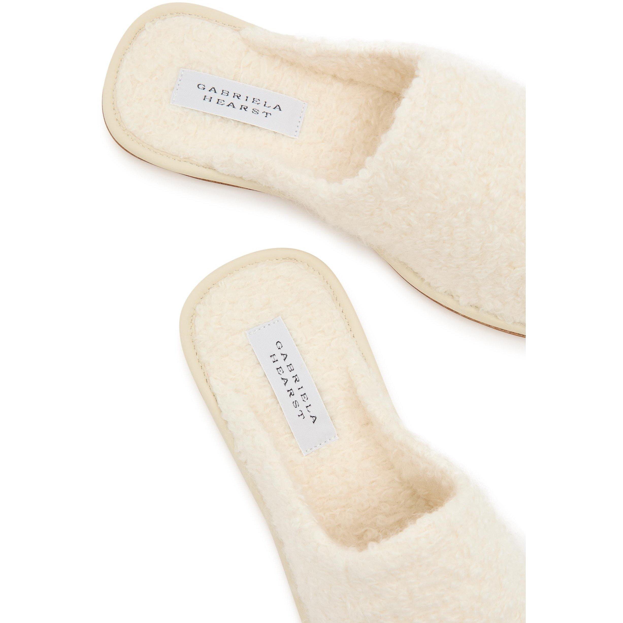 WHITE - Gabriela Hearst - Women's Bristol Wool Ballerina Slippers - 4