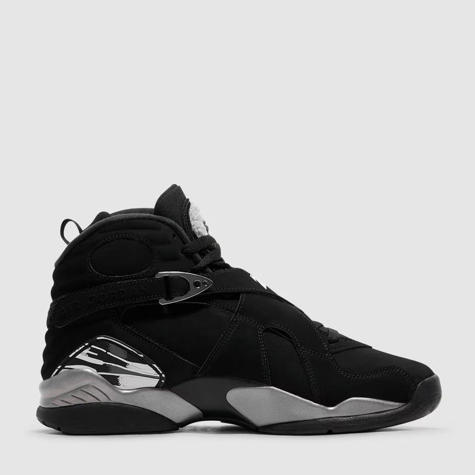 Black/White - Air Jordan - Air Jordan 8 Retro Chrome - 1