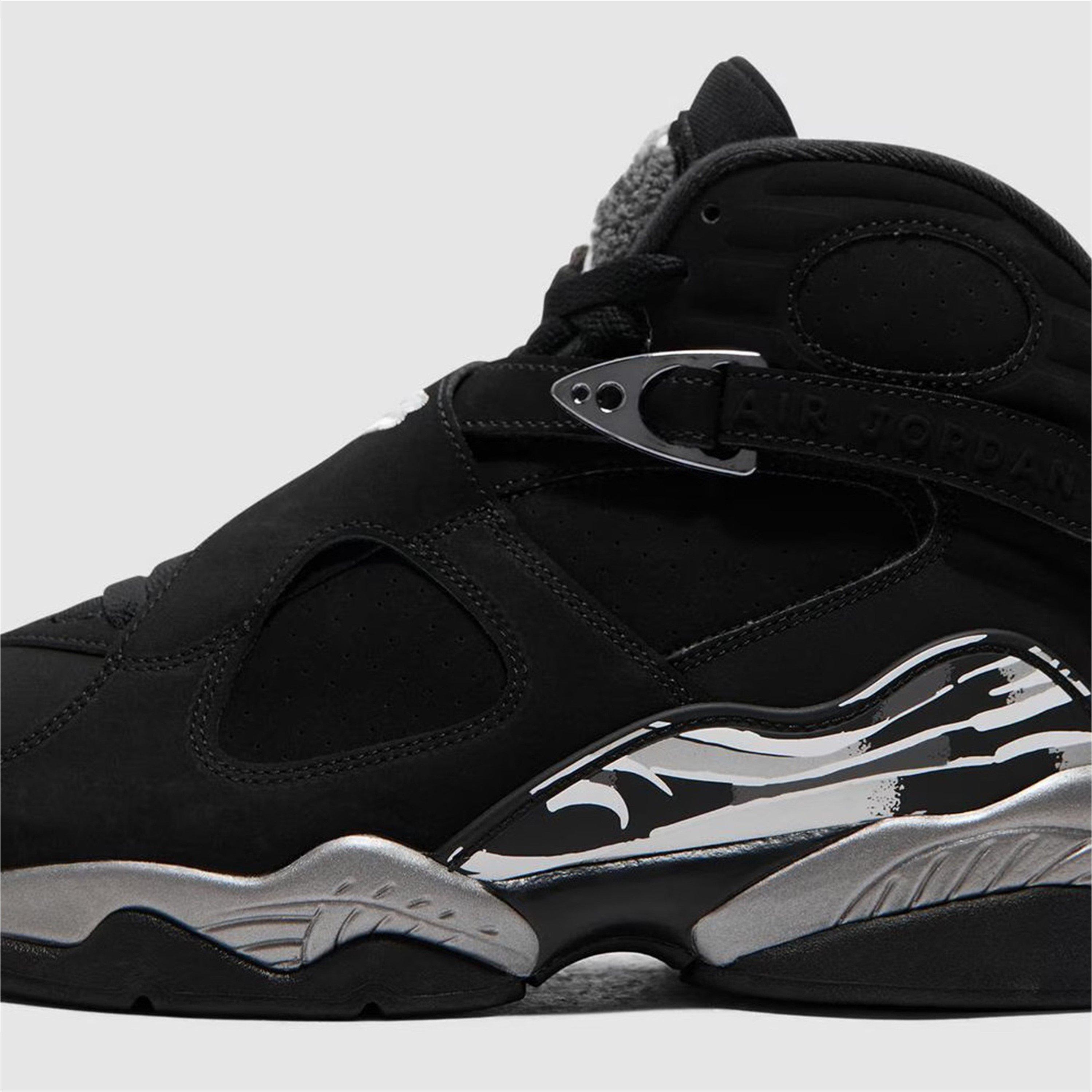 Black/White - Air Jordan - Air Jordan 8 Retro Chrome - 7