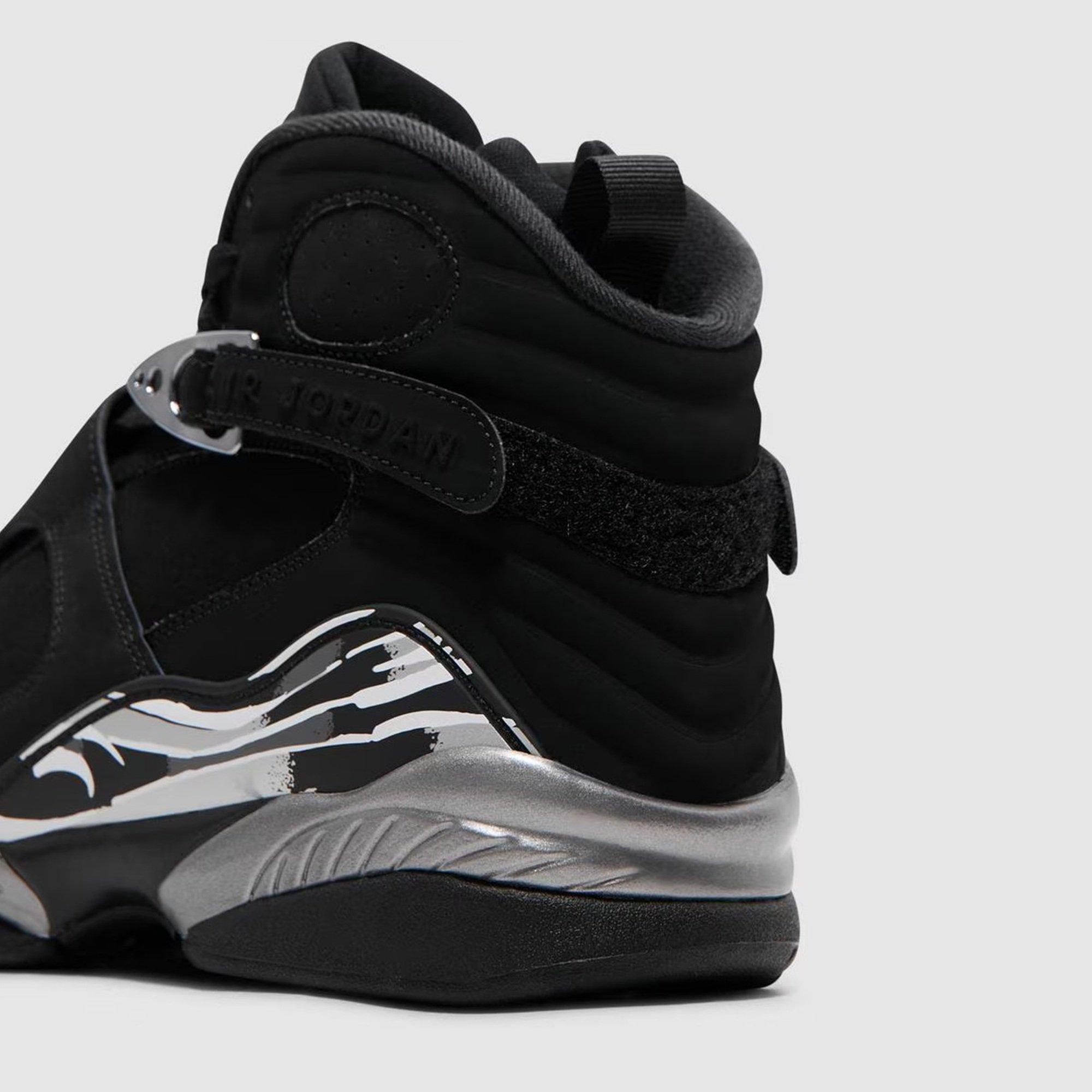 Black/White - Air Jordan - Air Jordan 8 Retro Chrome - 8