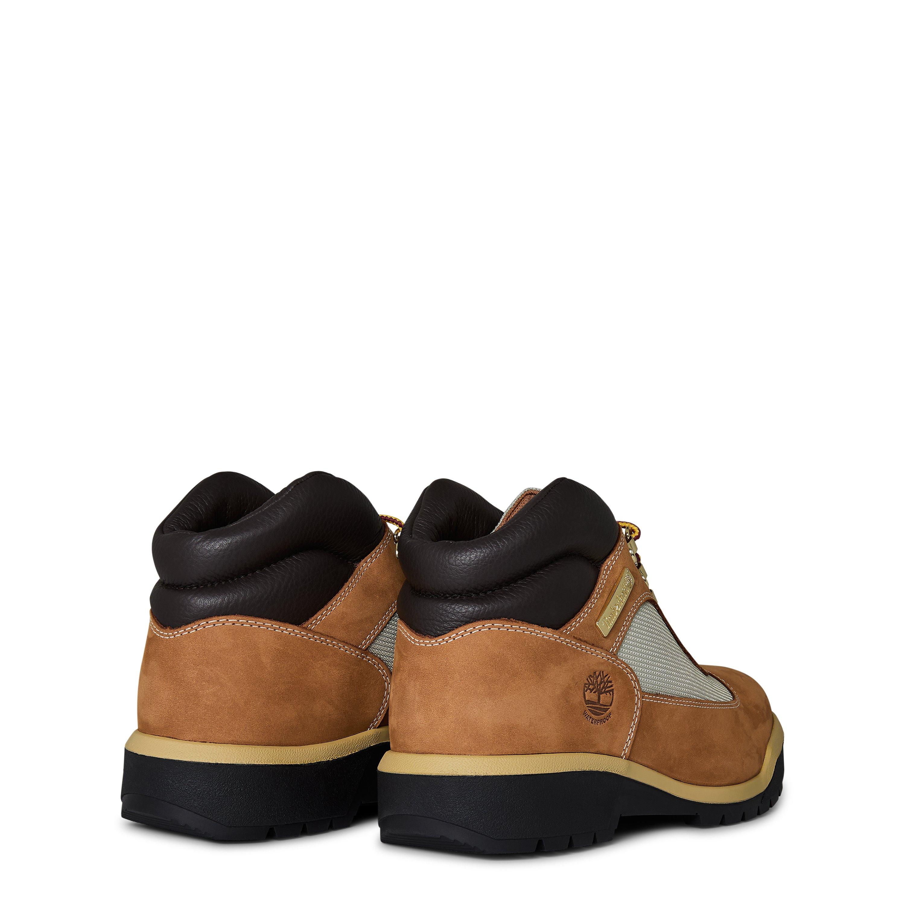 Wheat Nubuck - Timberland - Men's Mid Lace-Up Waterproof Rugged Boots - 4