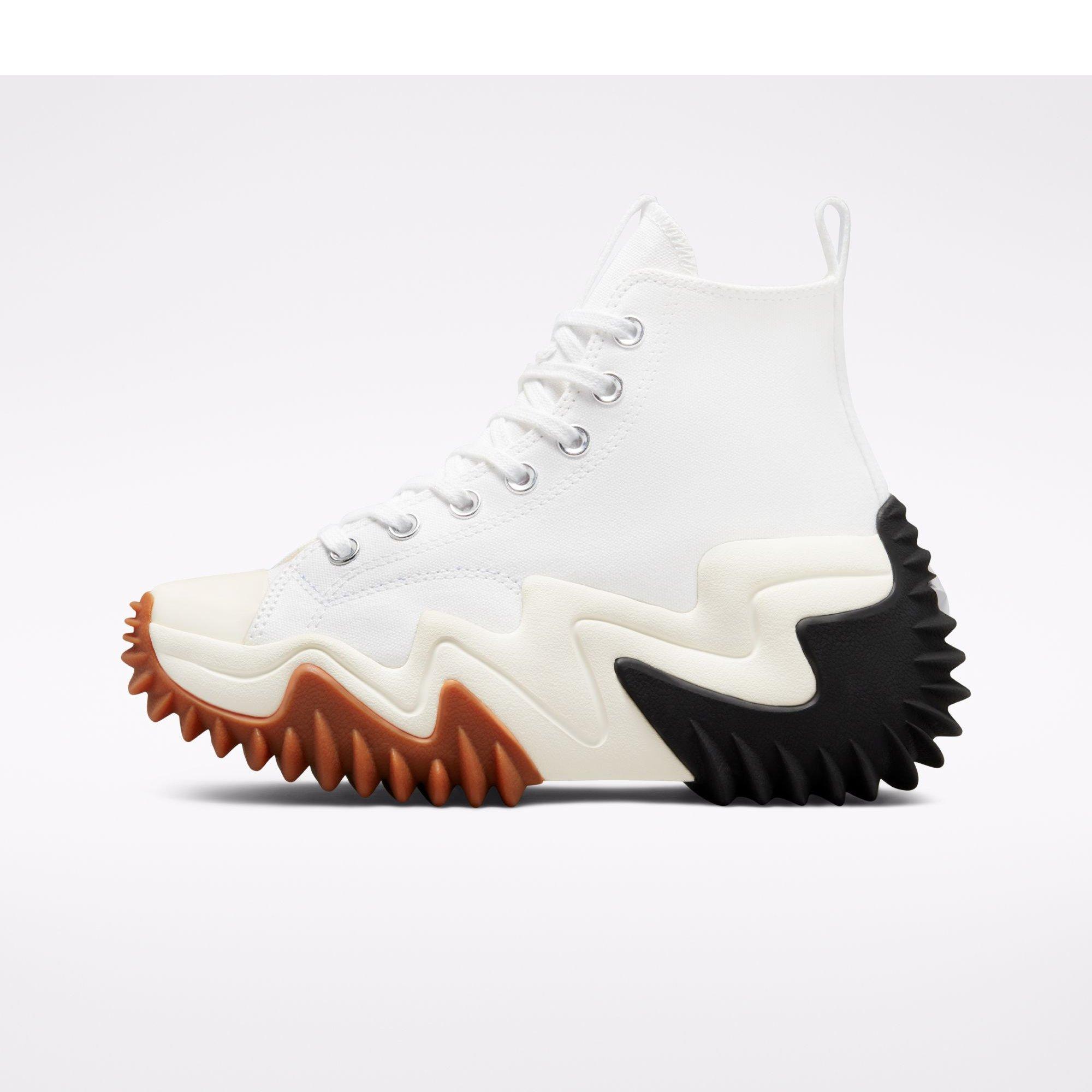 102-White/Bla - Converse - Unisex Run Star Motion Platform Trainers - 2