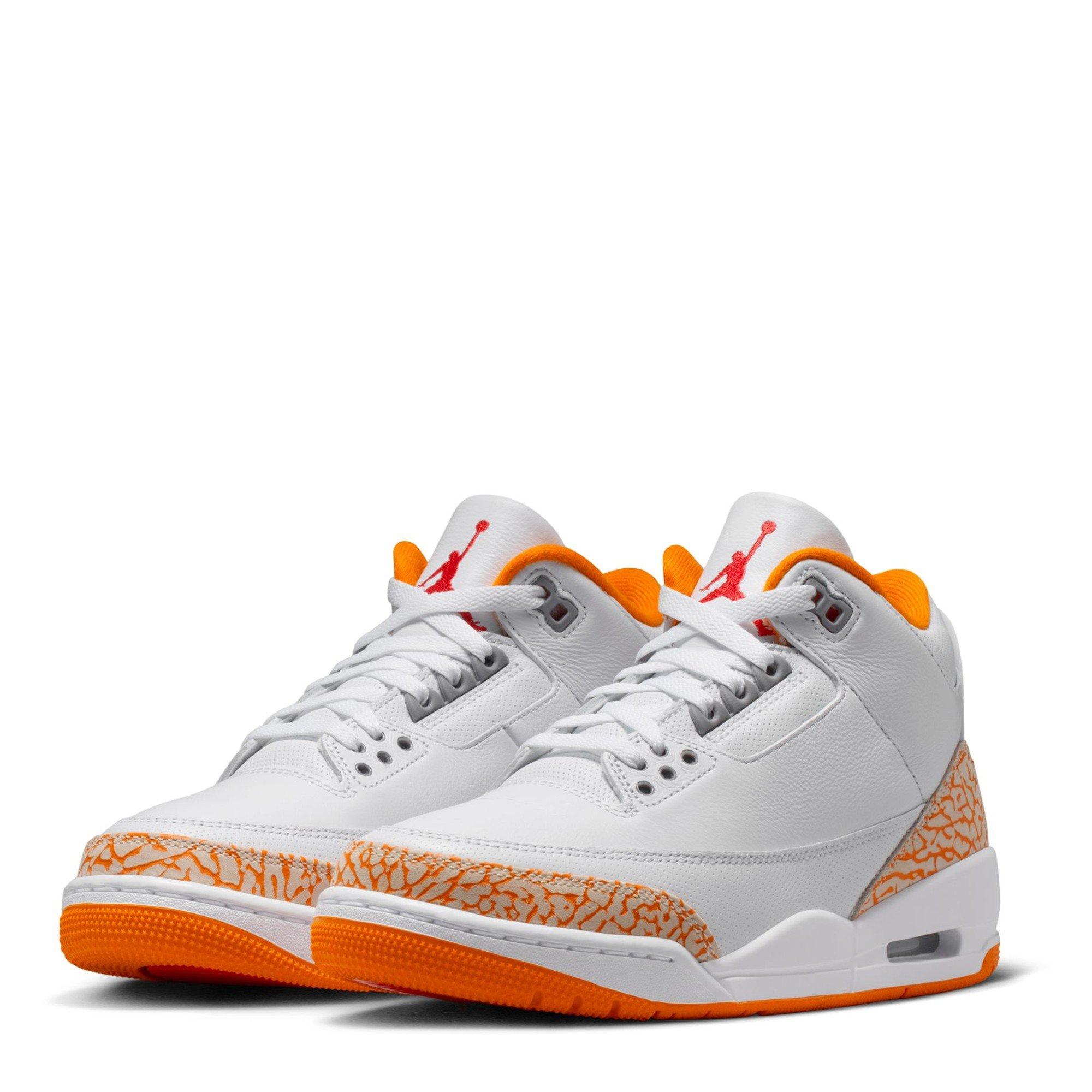 White/Multi - Air Jordan - Air Jordan 3 Retro Orange Citrus - 3