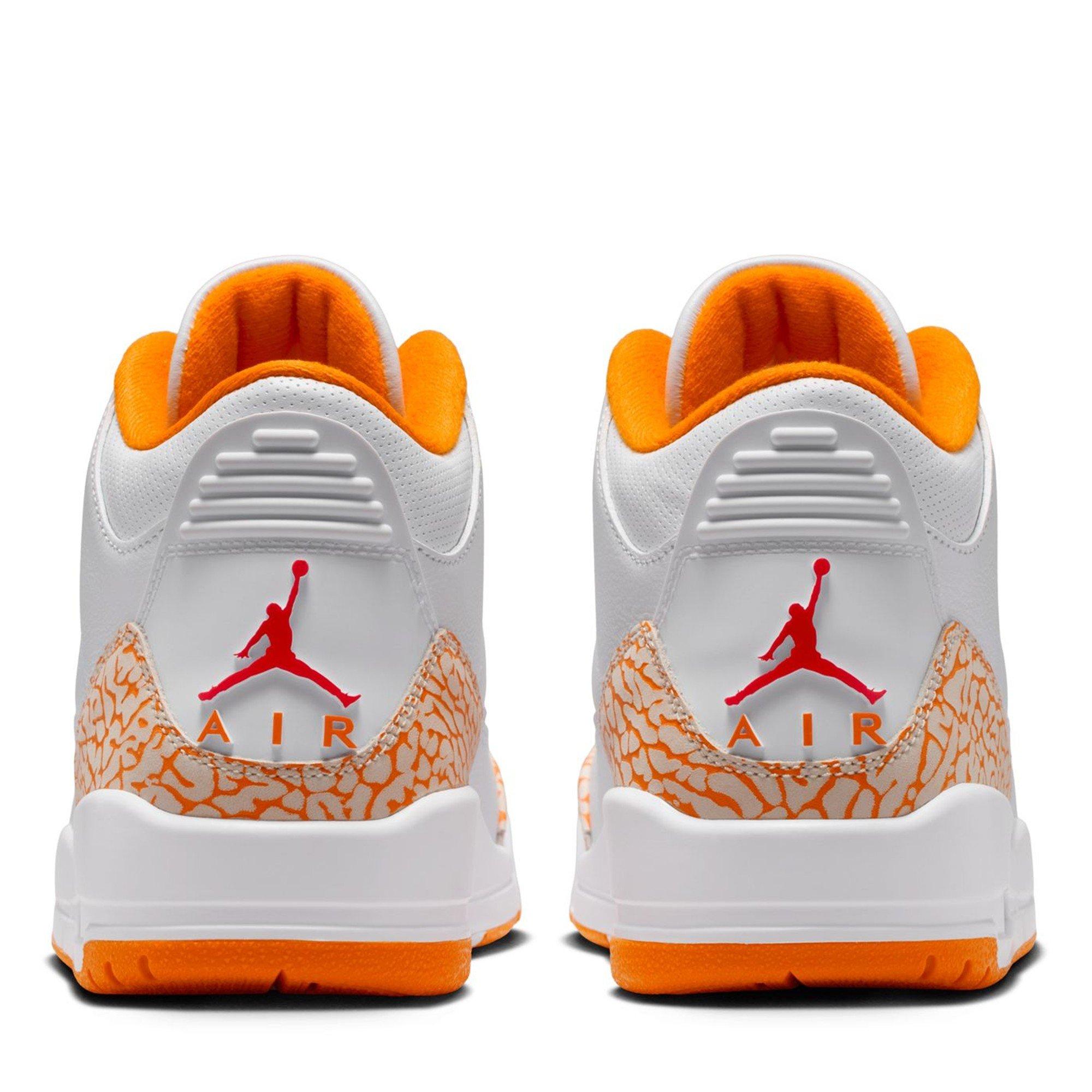 White/Multi - Air Jordan - Air Jordan 3 Retro Orange Citrus - 4