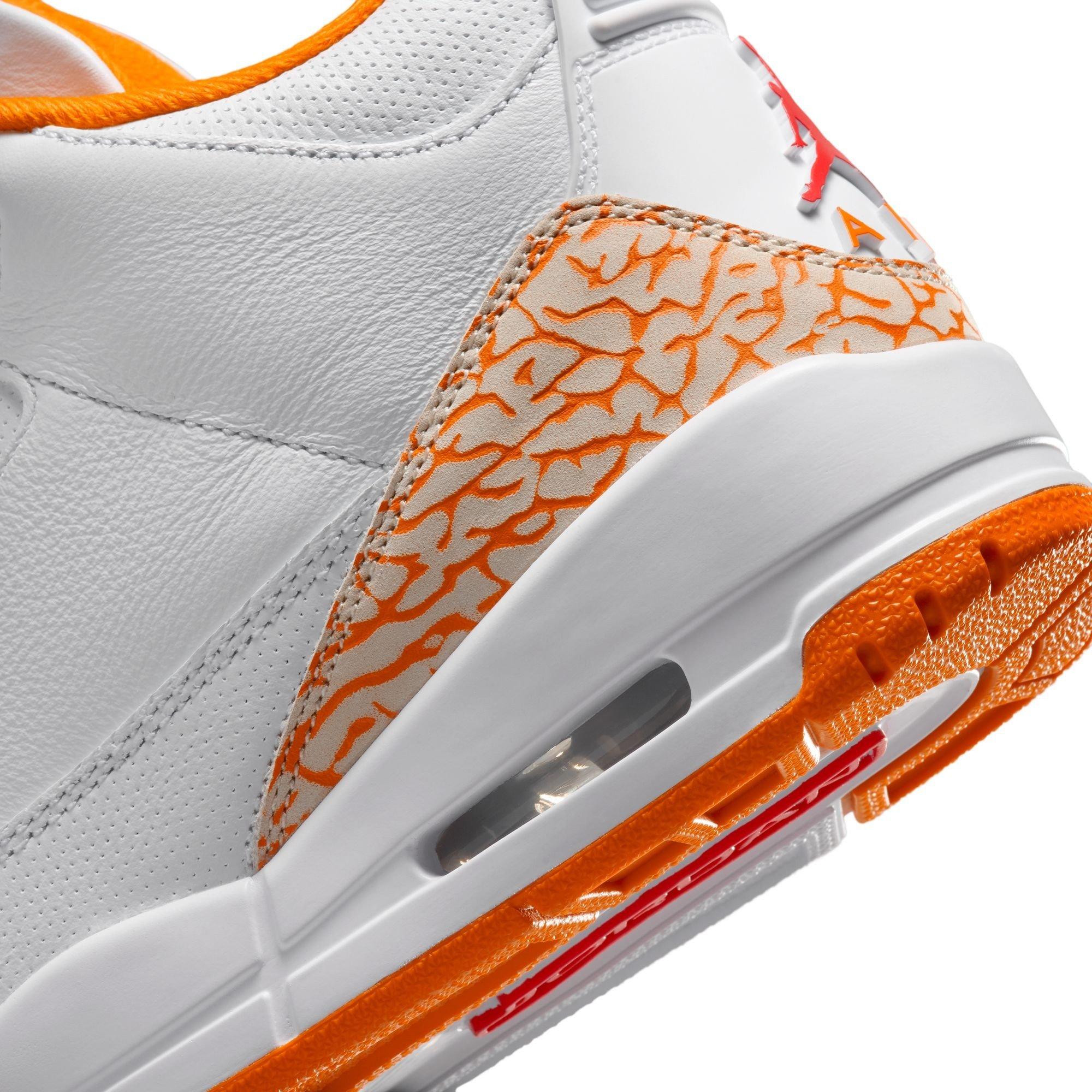 White/Multi - Air Jordan - Air Jordan 3 Retro Orange Citrus - 9