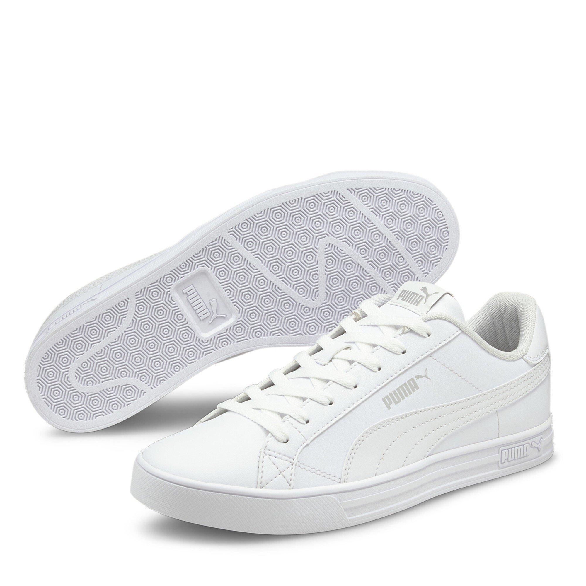 Puma White-Wht - Puma - Men's Smash Vul 3V Lo Low-Top Trainers - 1