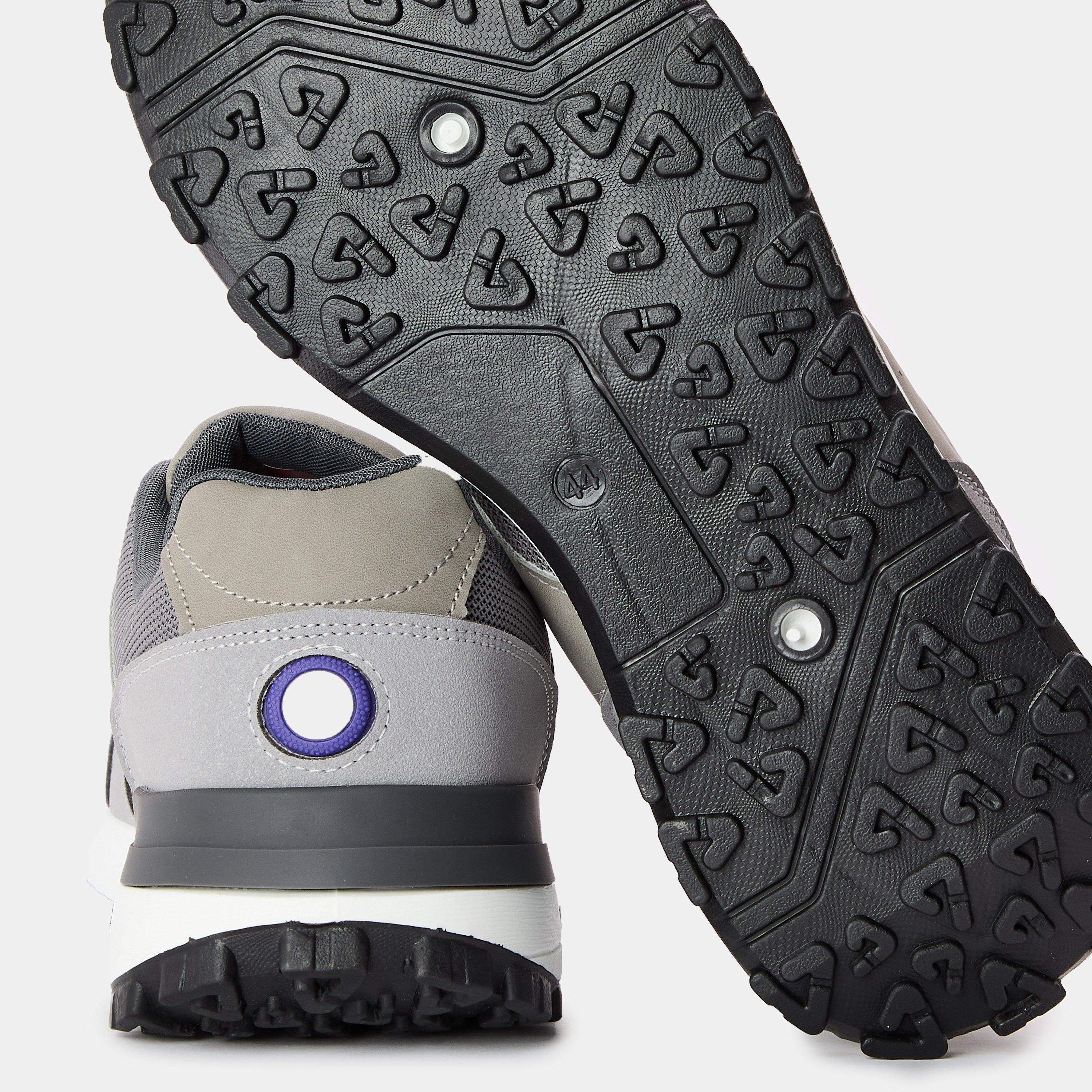 Light Grey - Lambretta - Men's Echo Court Trainers - 4