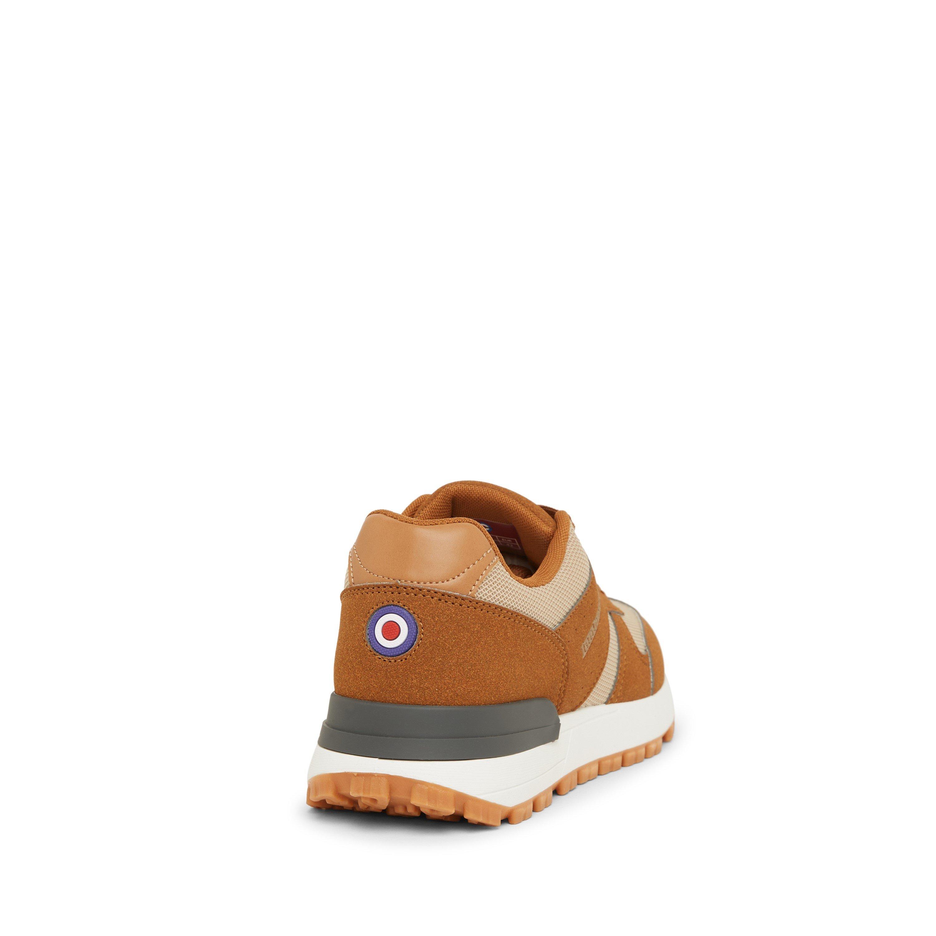 Tan/Beige - Lambretta - Echo Court Trainers - 5