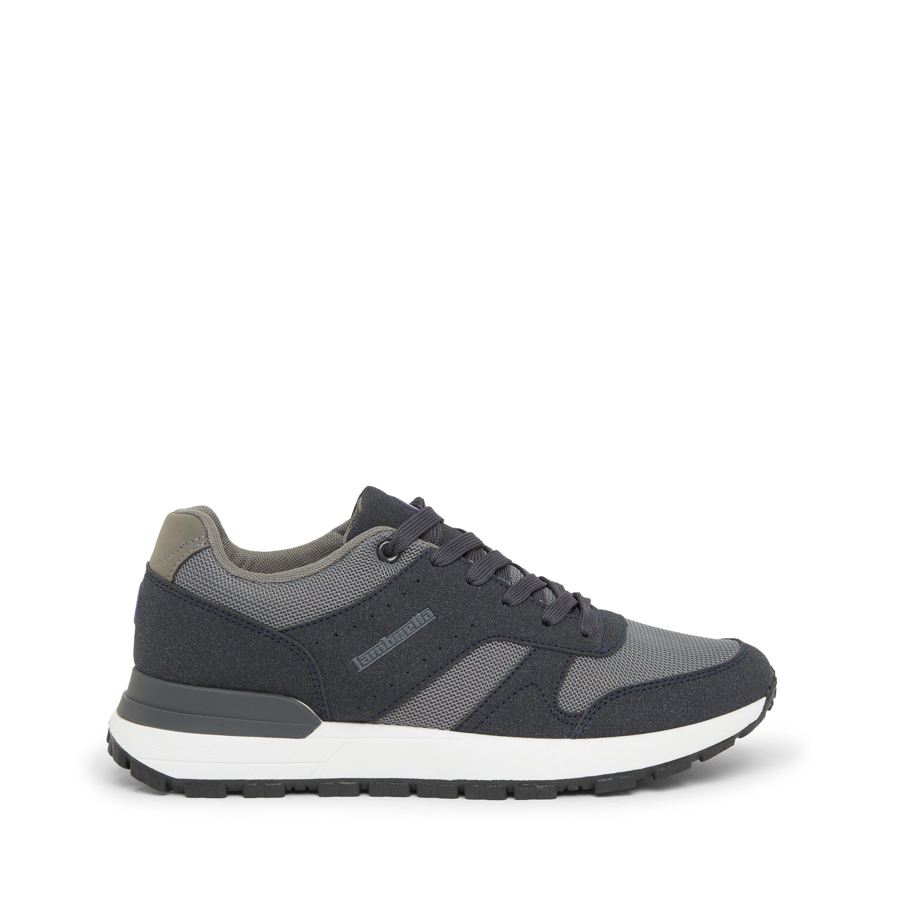 Lambretta Men's Echo Court Trainers - Navy/Grey - 12 (47)