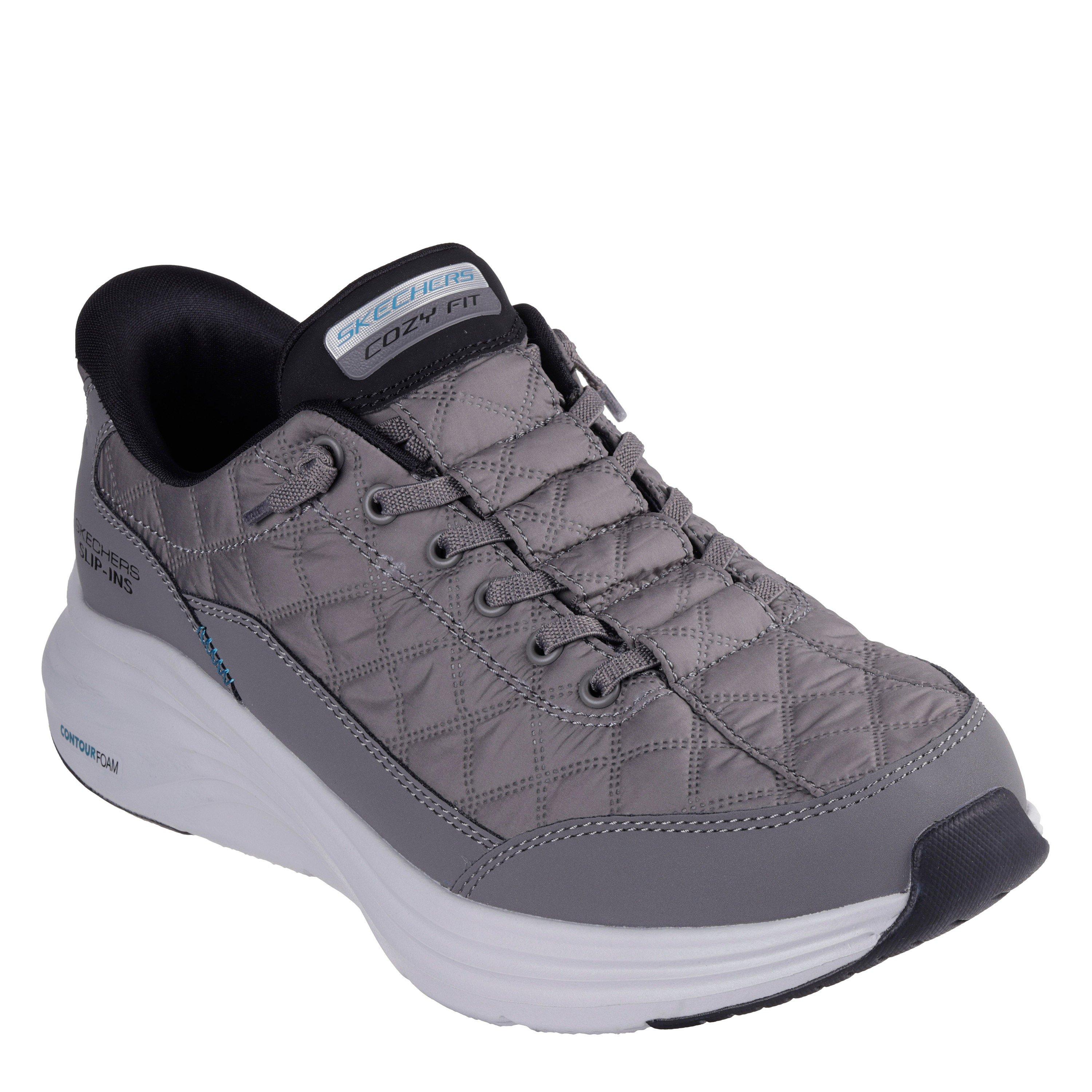 Charcoal - Skechers - Cozy Fit Slip In Trainers Mens - 3