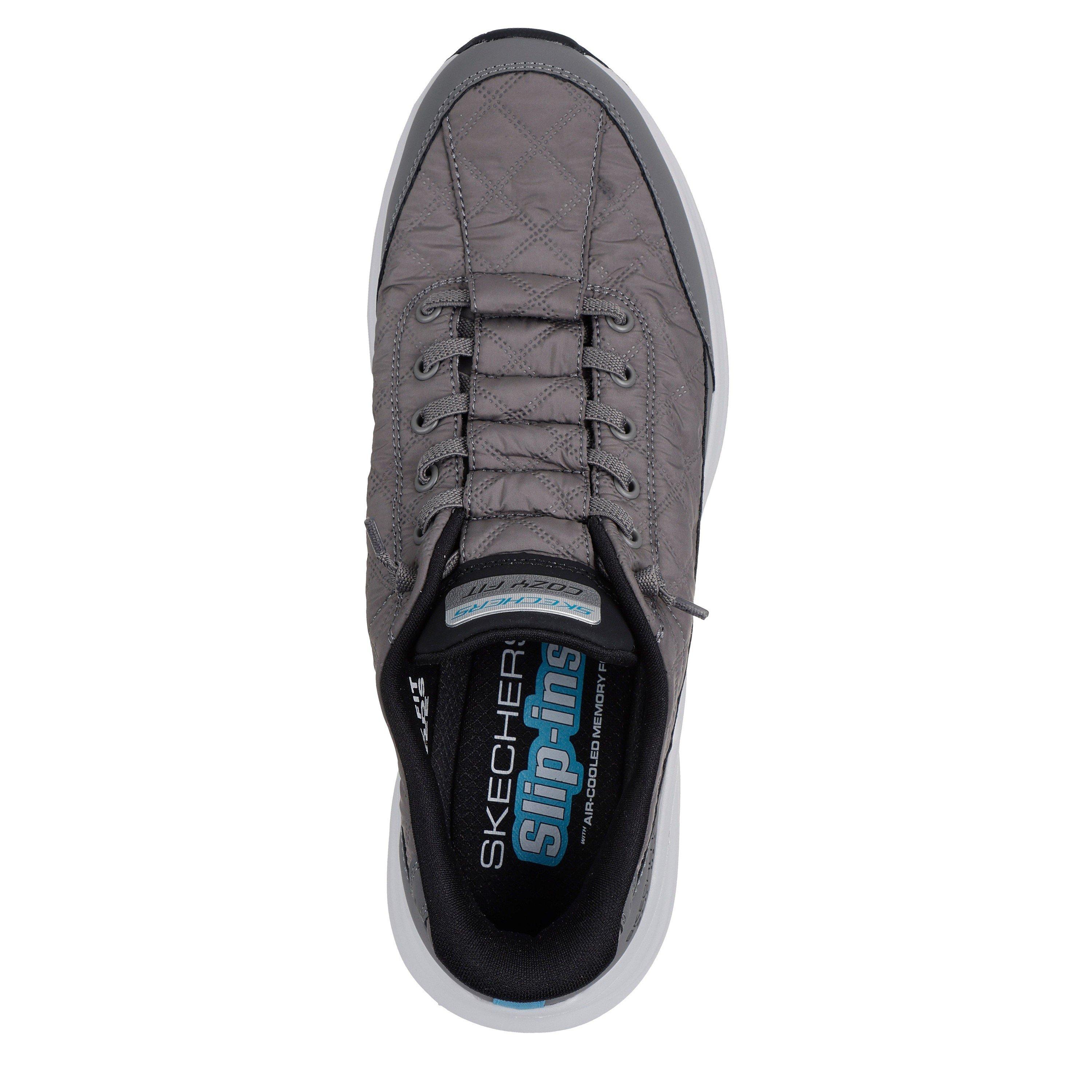 Charcoal - Skechers - Cozy Fit Slip In Trainers Mens - 4