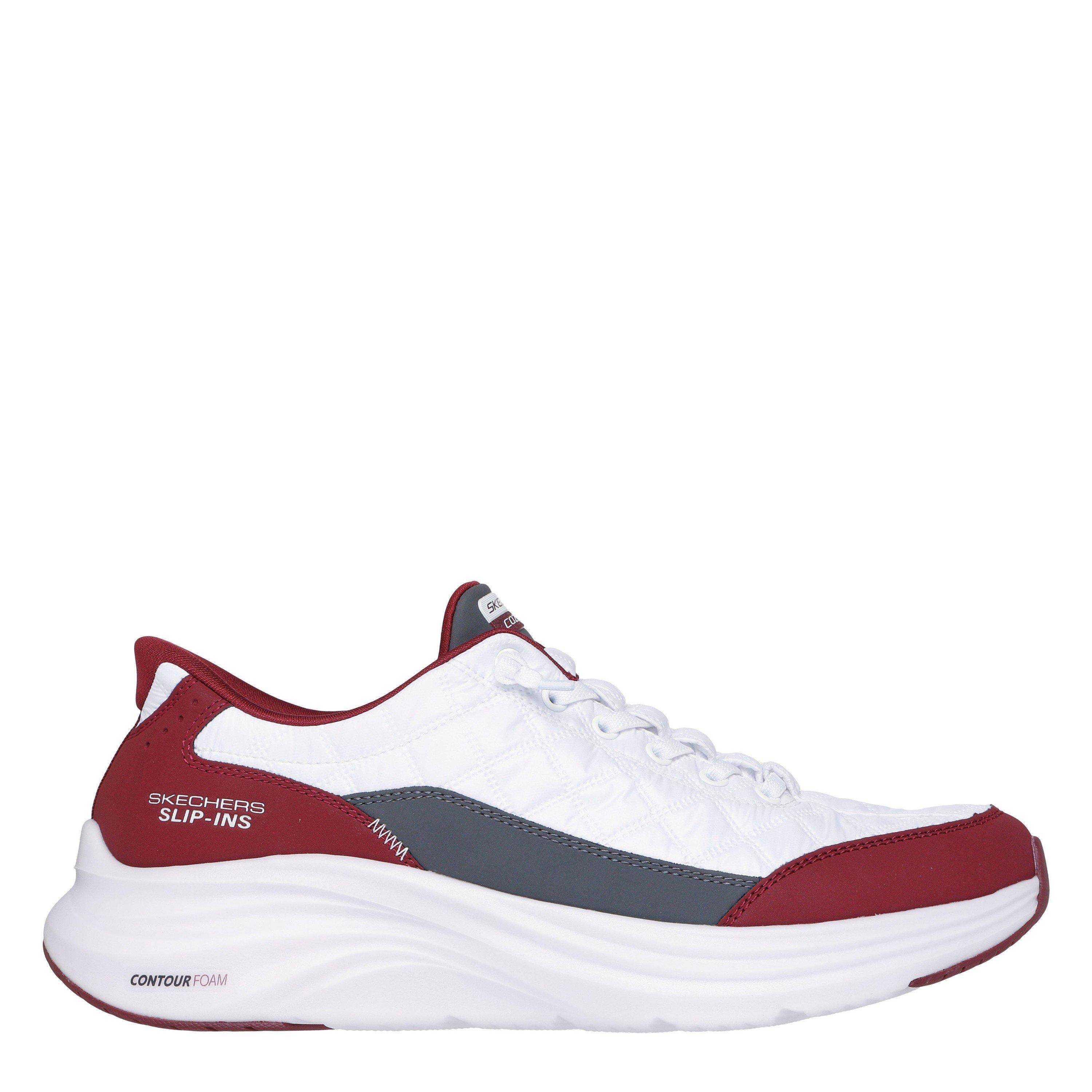 Skechers Men's Cozy Fit Slip In Trainers - Red - 9 (43)