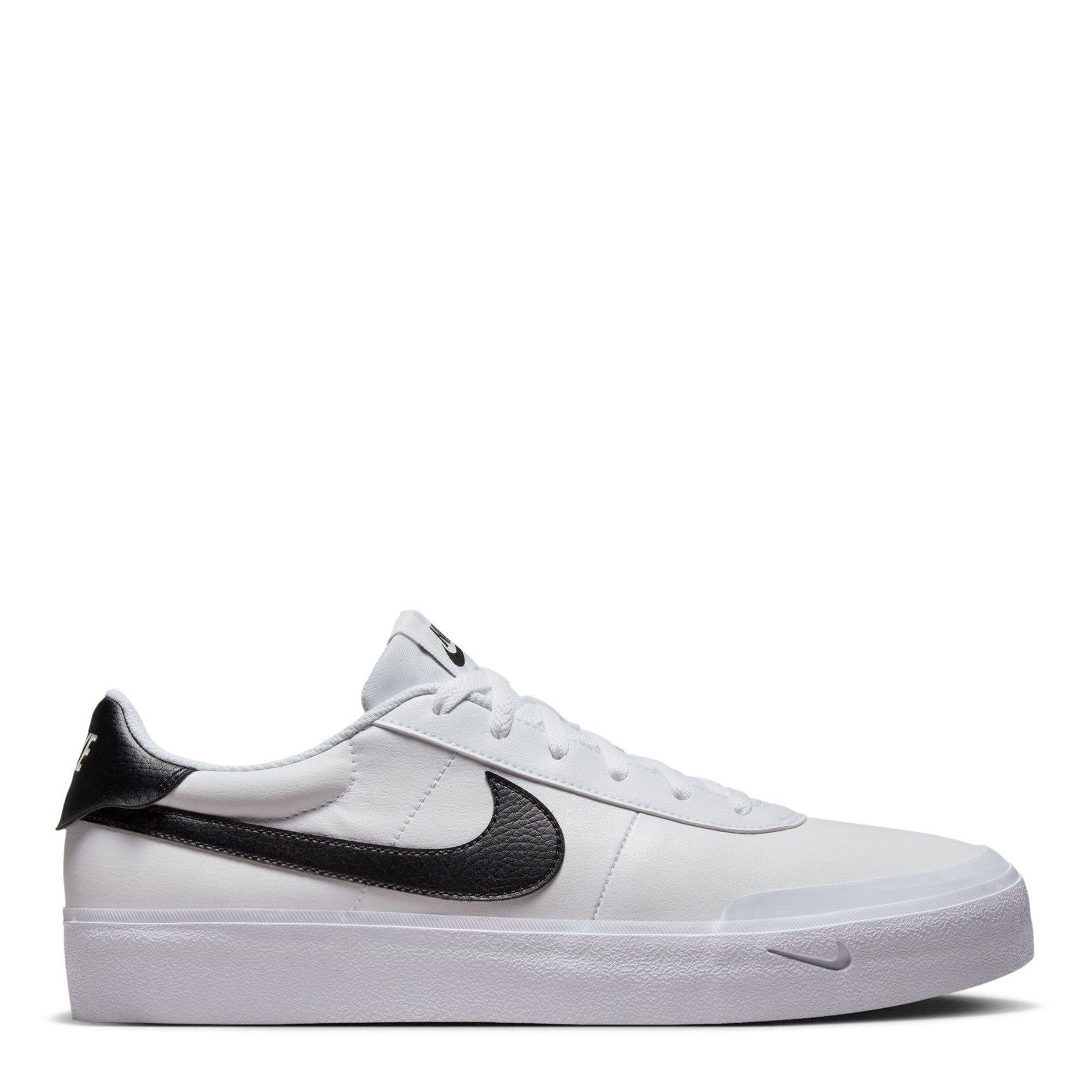 mens black nike court trainers
