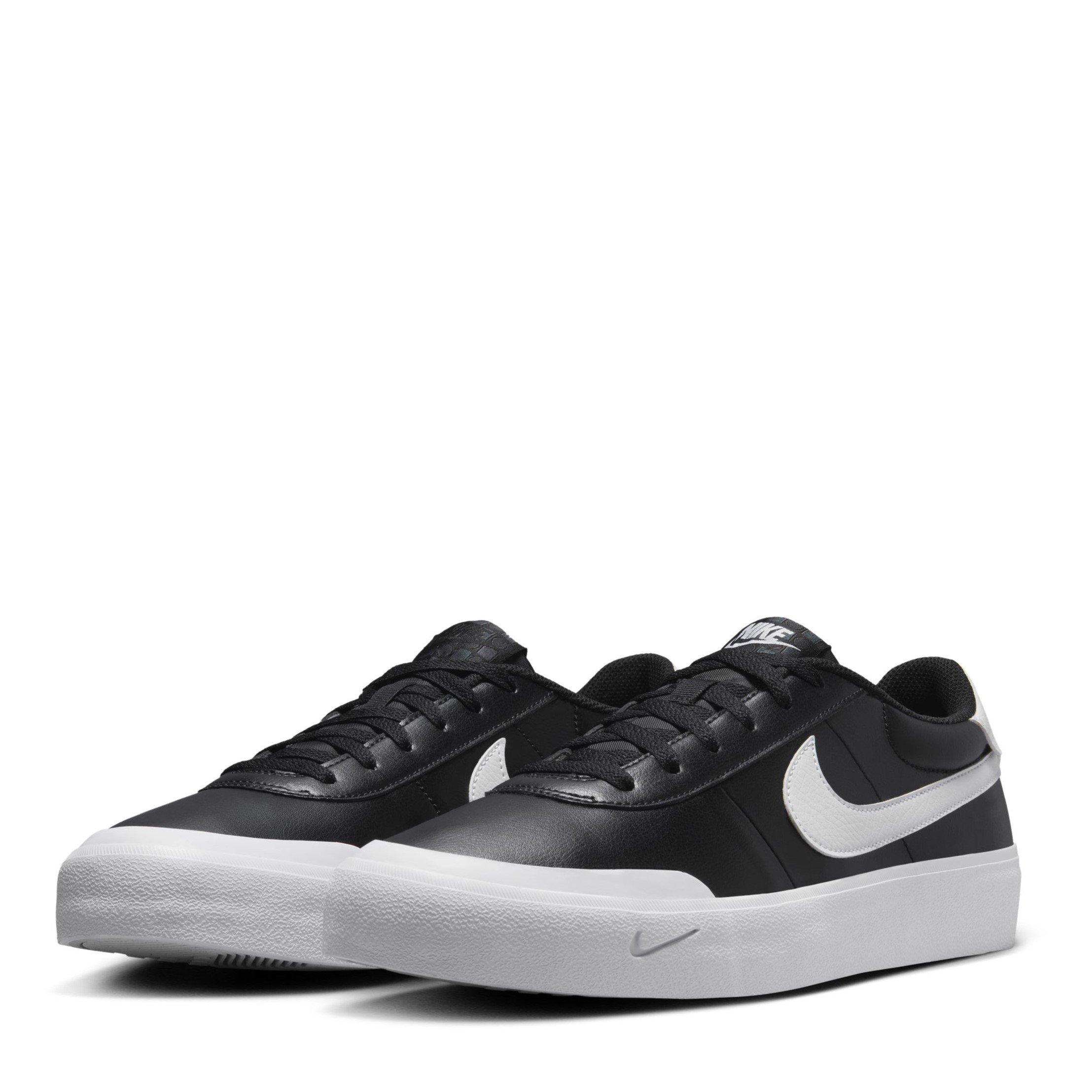 Black/White - Nike - Court Shot Mens Shoes - 4
