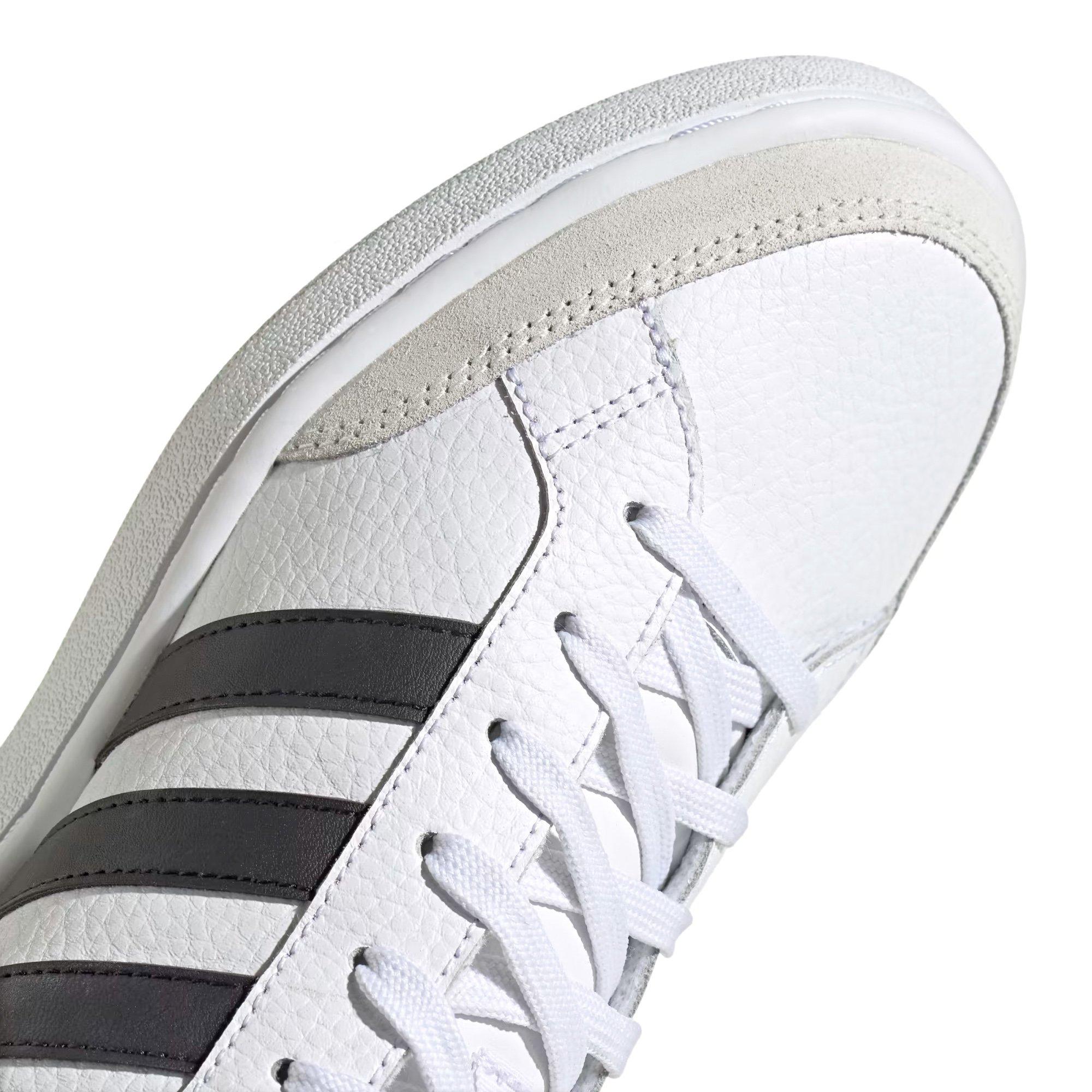 White/Blk/Grey - adidas - Grand Court Mens Shoes - 8