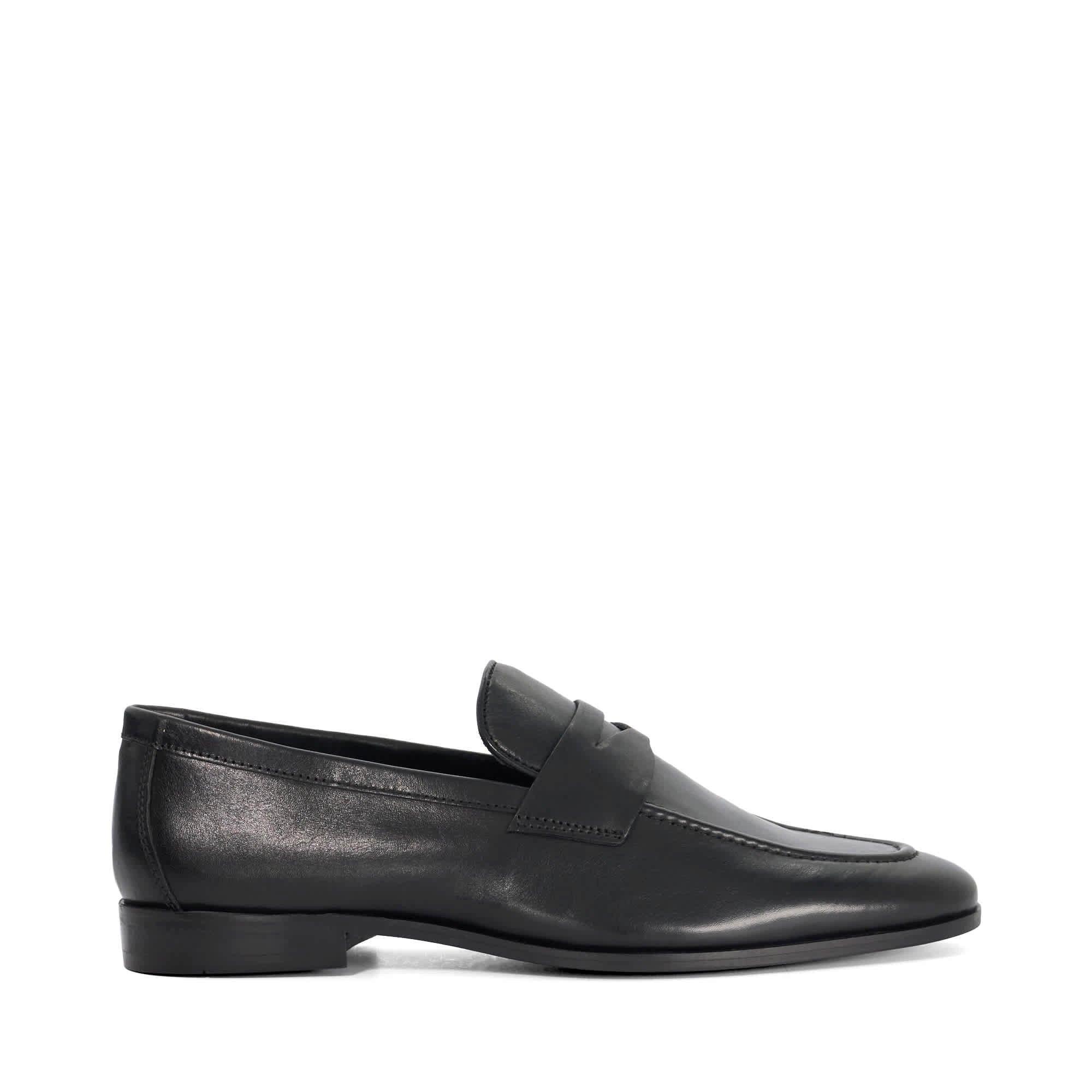 Black Leather - Dune London - Dune Smol Loafer Sn64 - 1
