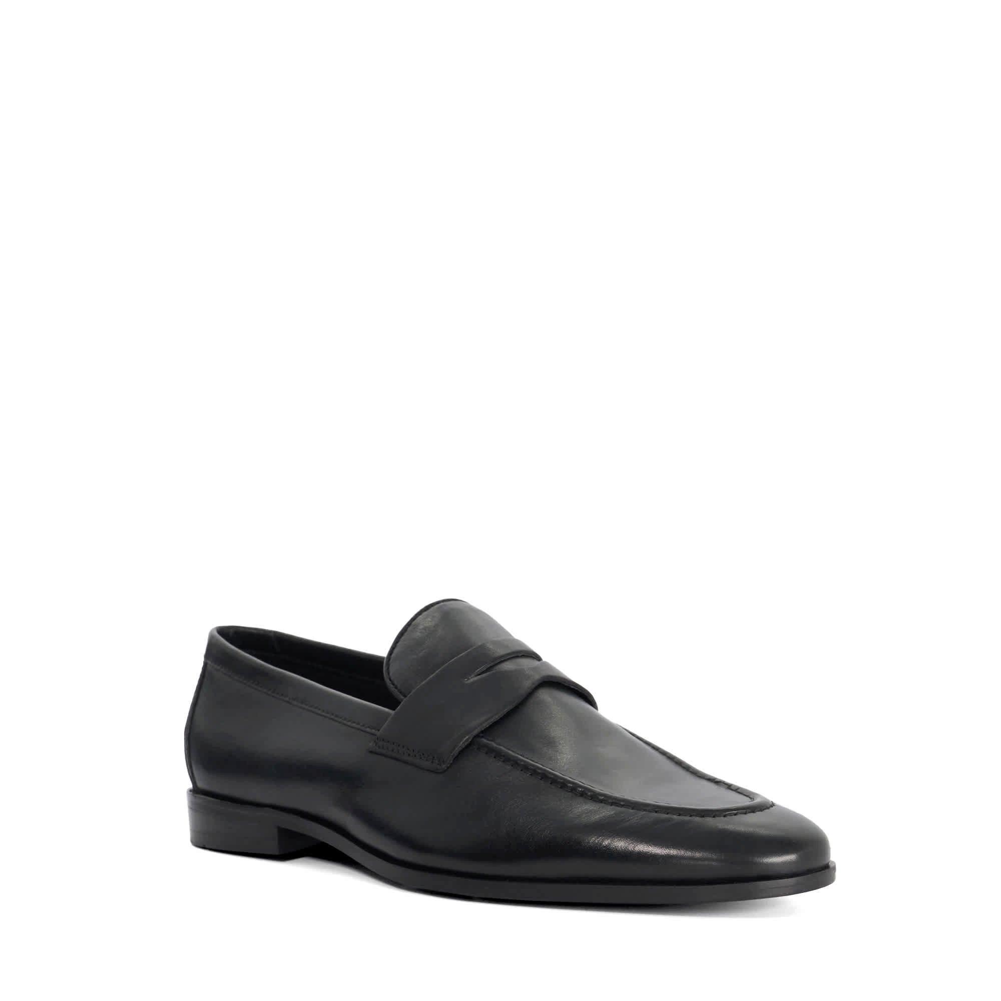 Black Leather - Dune London - Dune Smol Loafer Sn64 - 2