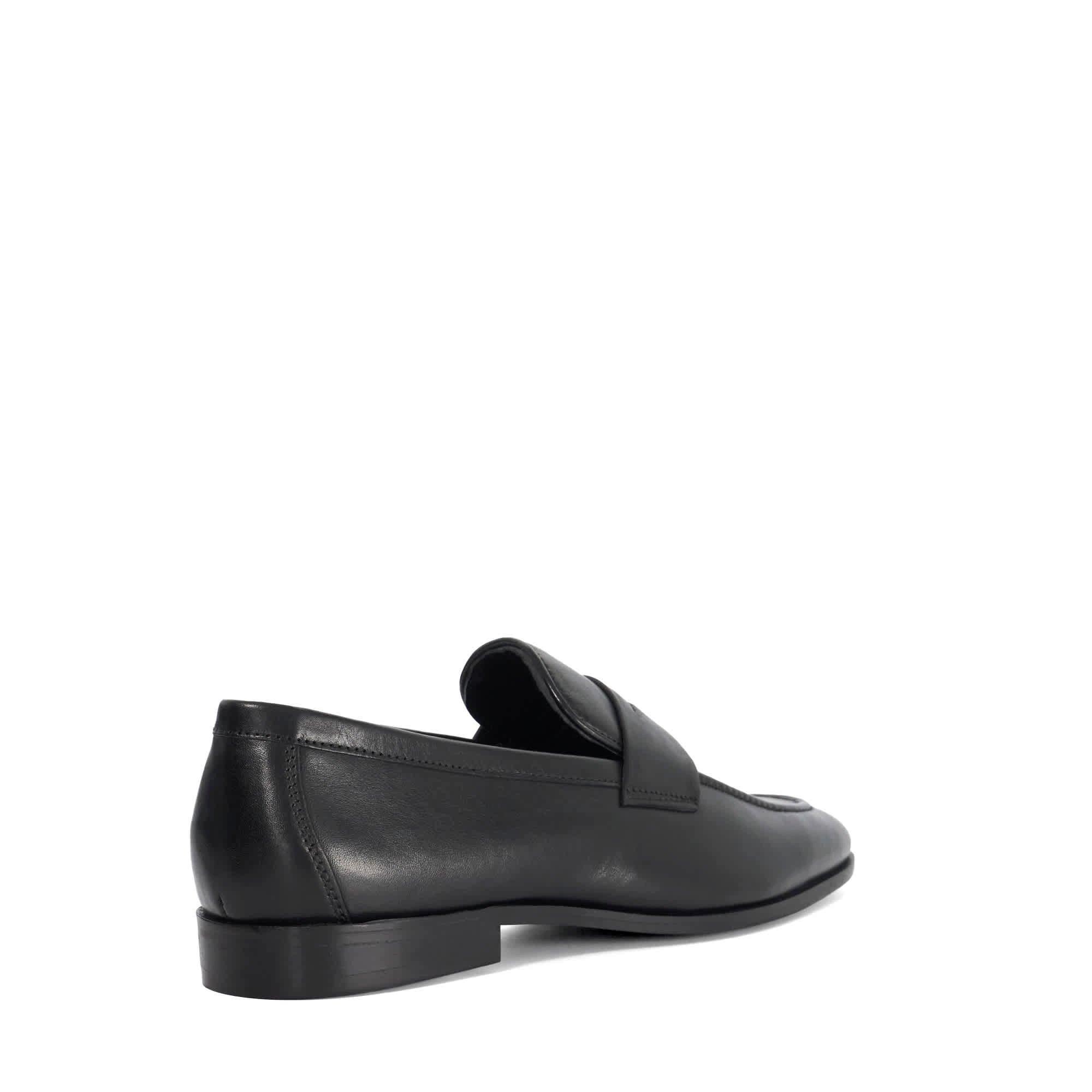 Black Leather - Dune London - Dune Smol Loafer Sn64 - 3
