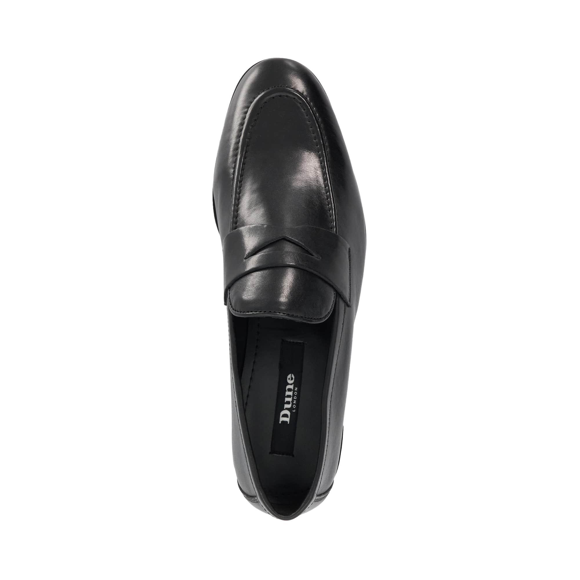 Black Leather - Dune London - Dune Smol Loafer Sn64 - 4