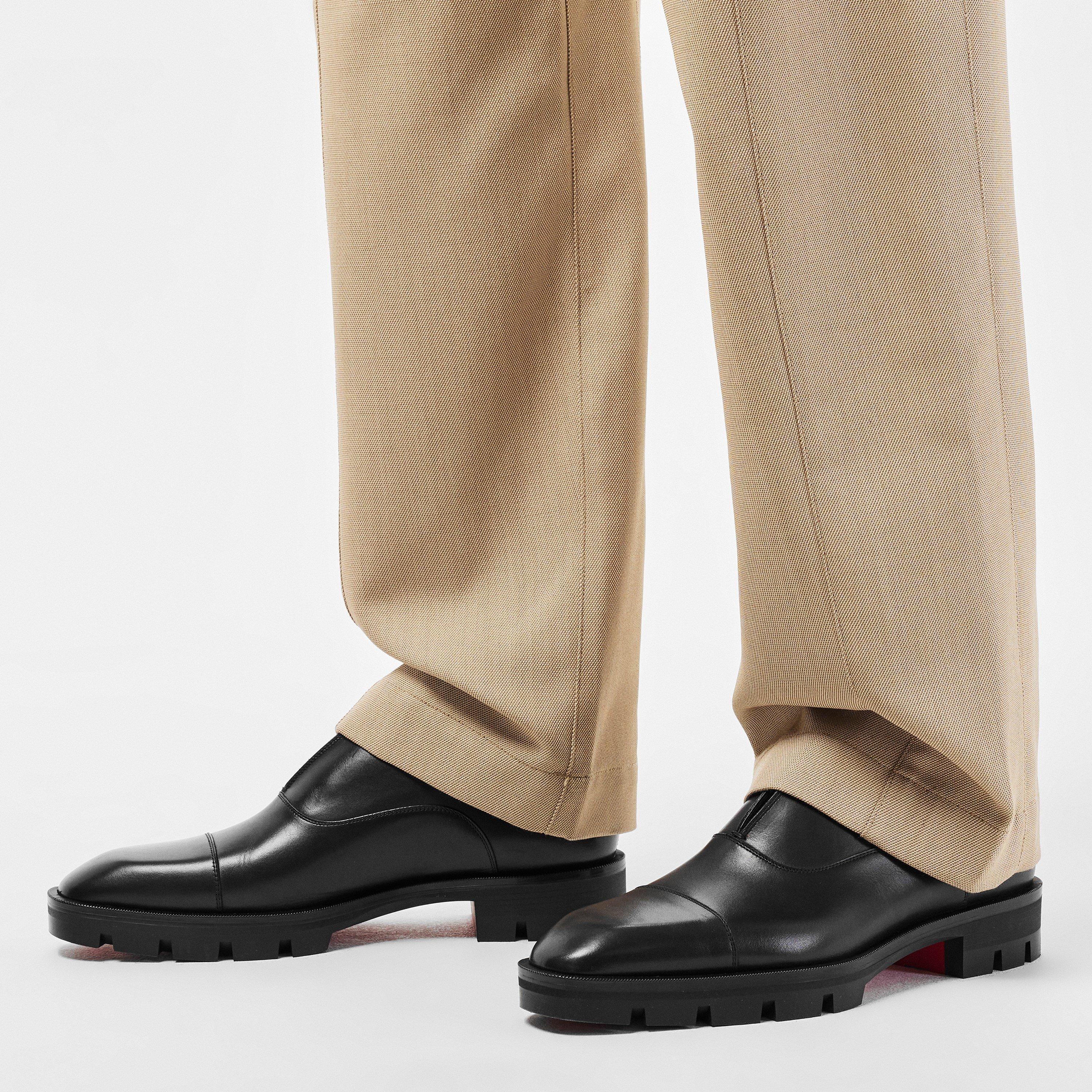 Black - Christian Louboutin - Men's Chr Alpha Lion Loafers - 3