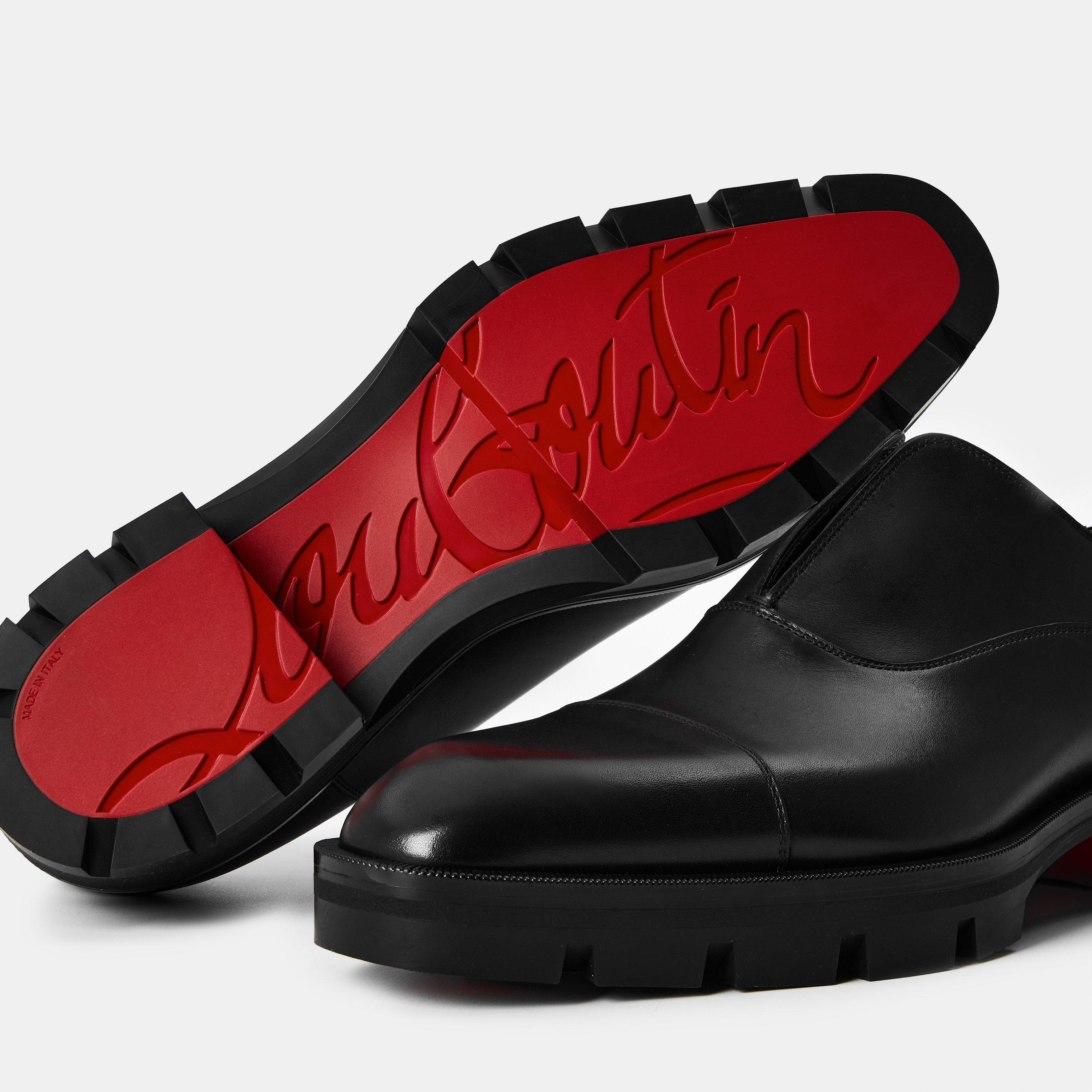 Black - Christian Louboutin - Men's Chr Alpha Lion Loafers - 4