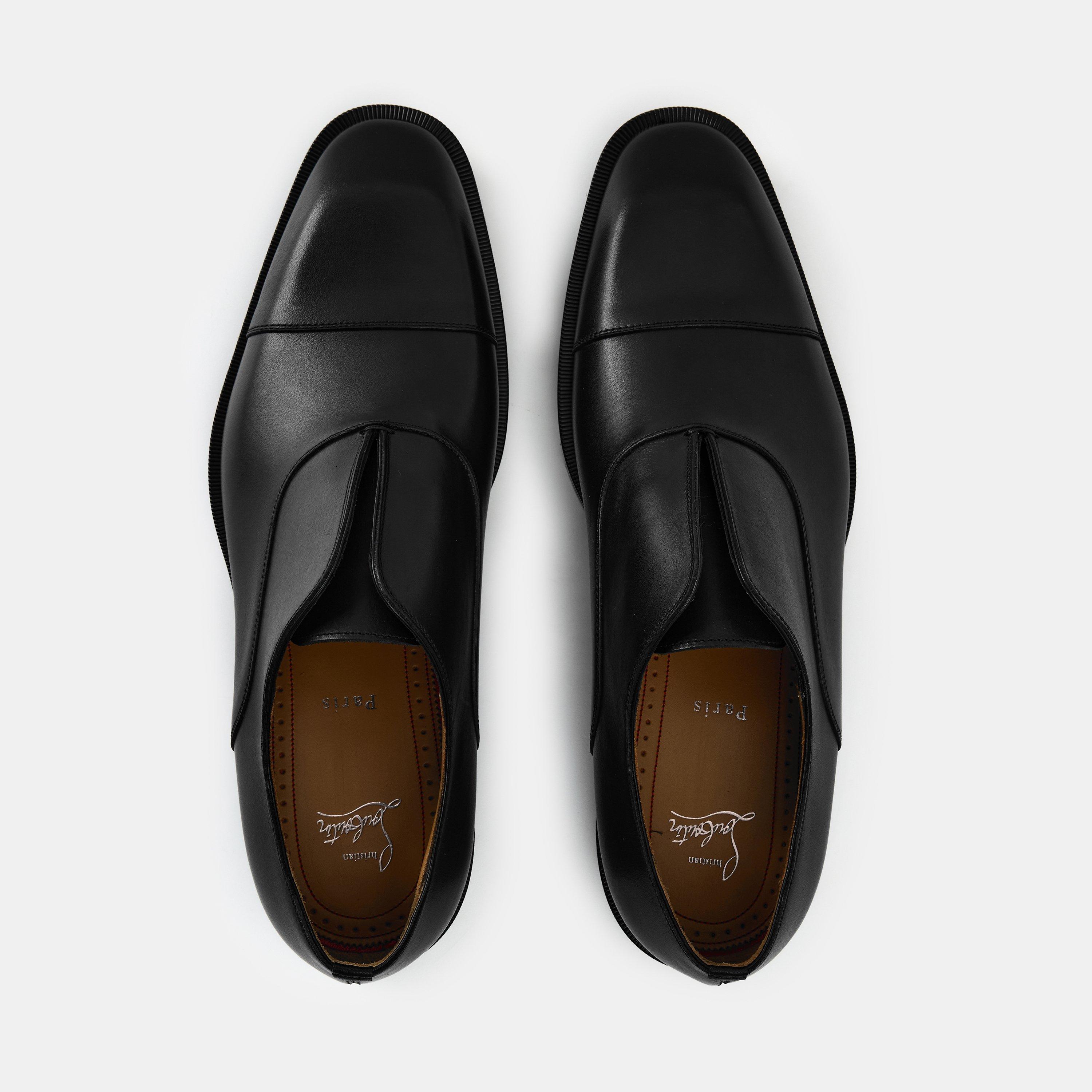 Black - Christian Louboutin - Men's Chr Alpha Lion Loafers - 5